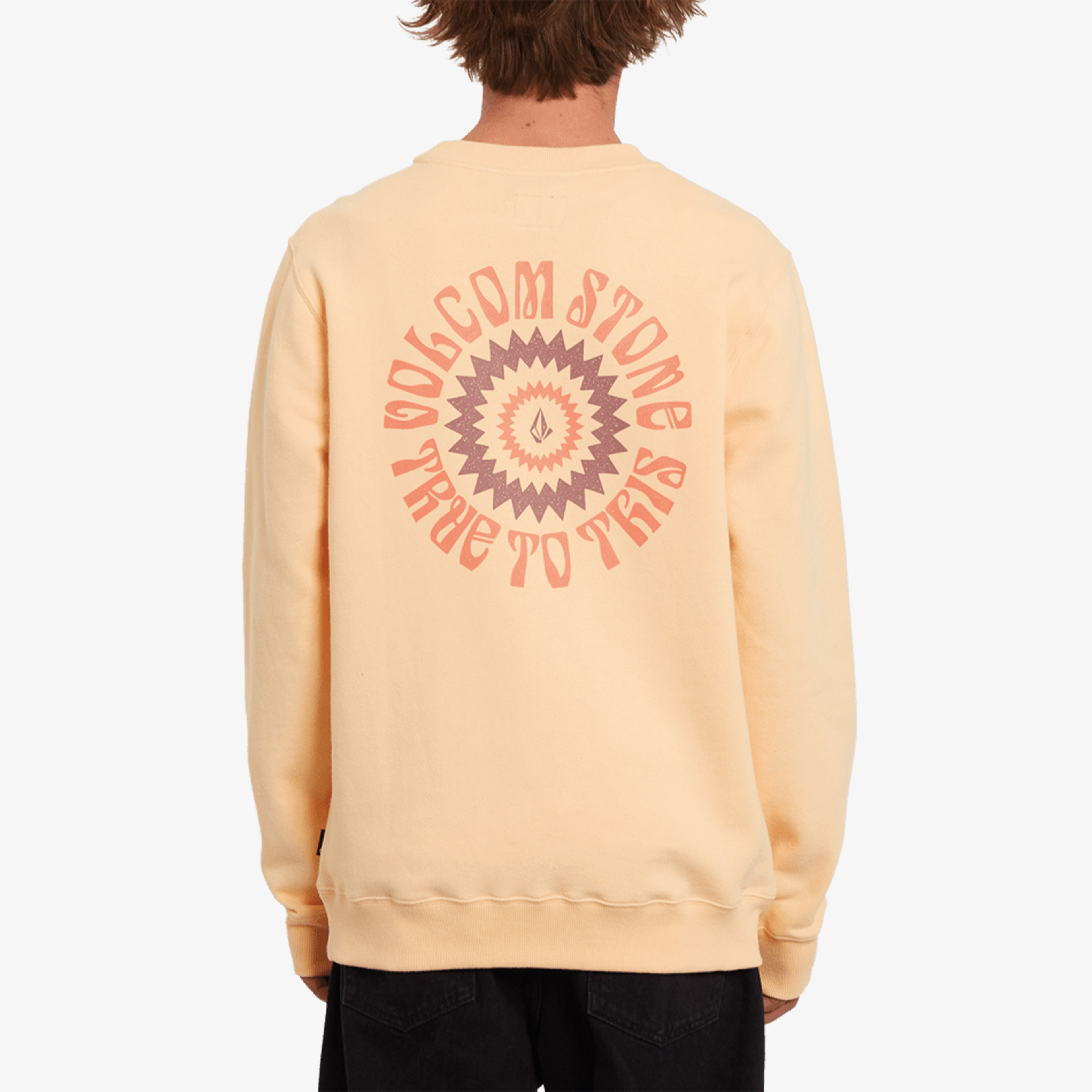 Volcom Shockwave Crew Erkek Turuncu Sweatshirt