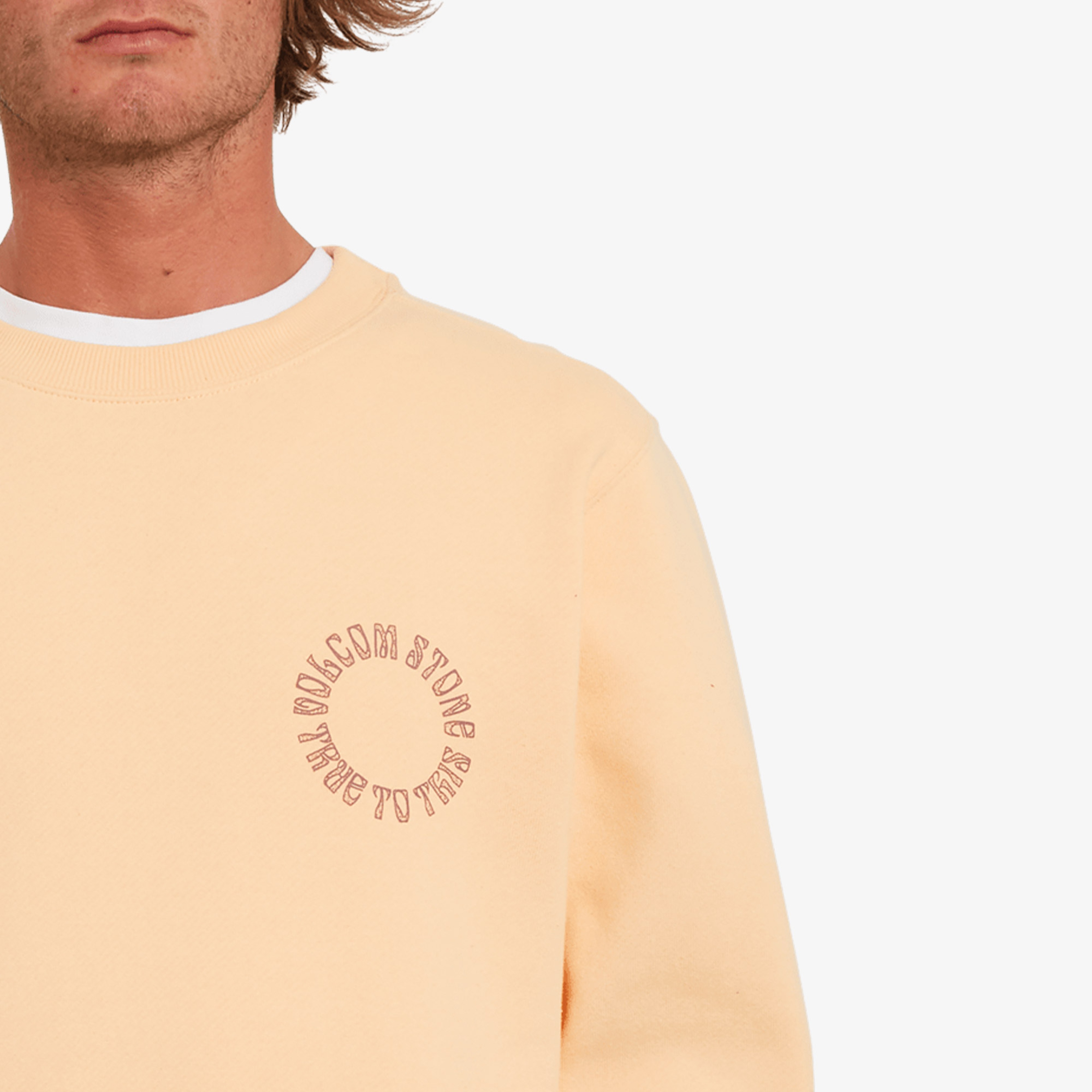 Volcom Shockwave Crew Erkek Turuncu Sweatshirt