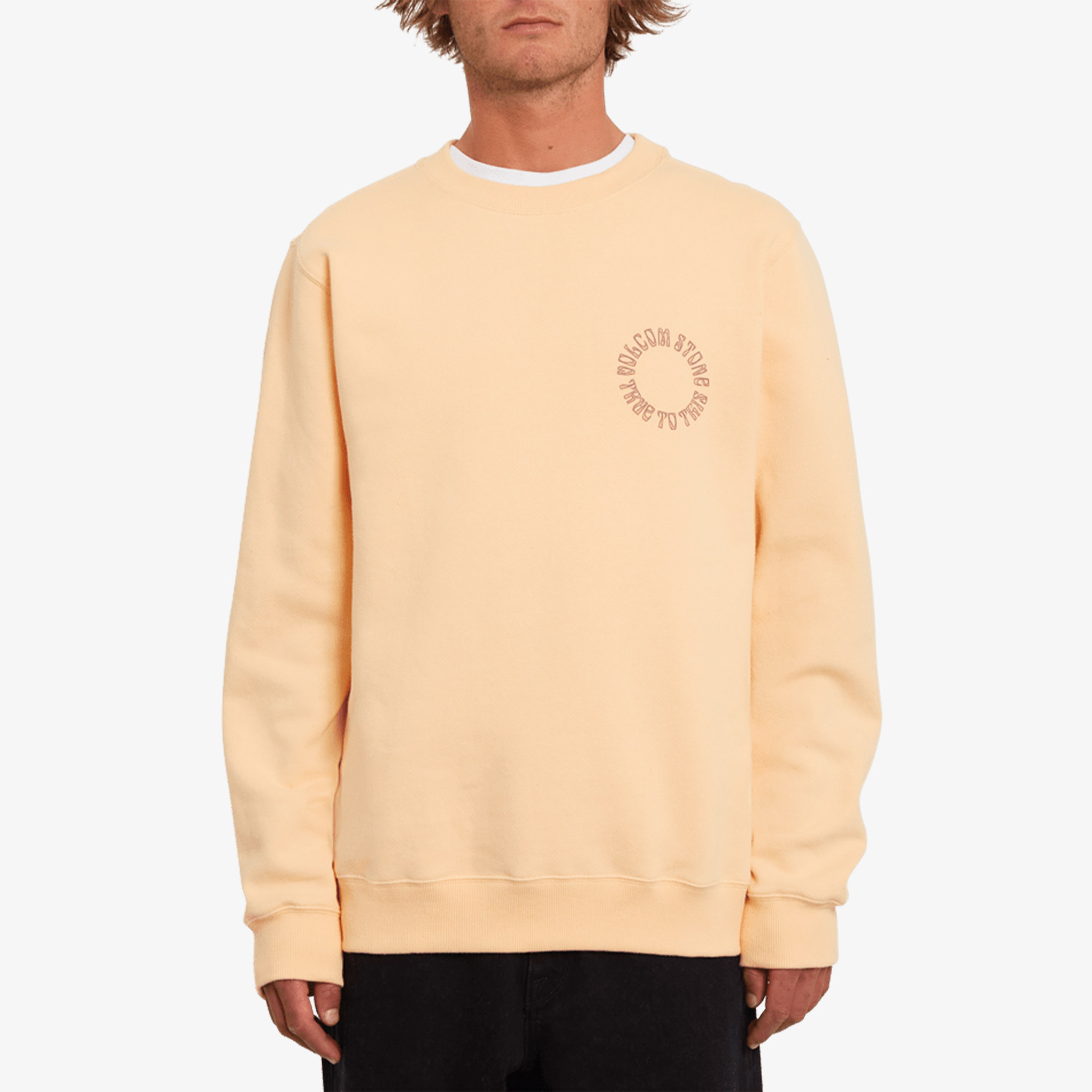 Volcom Shockwave Crew Erkek Turuncu Sweatshirt