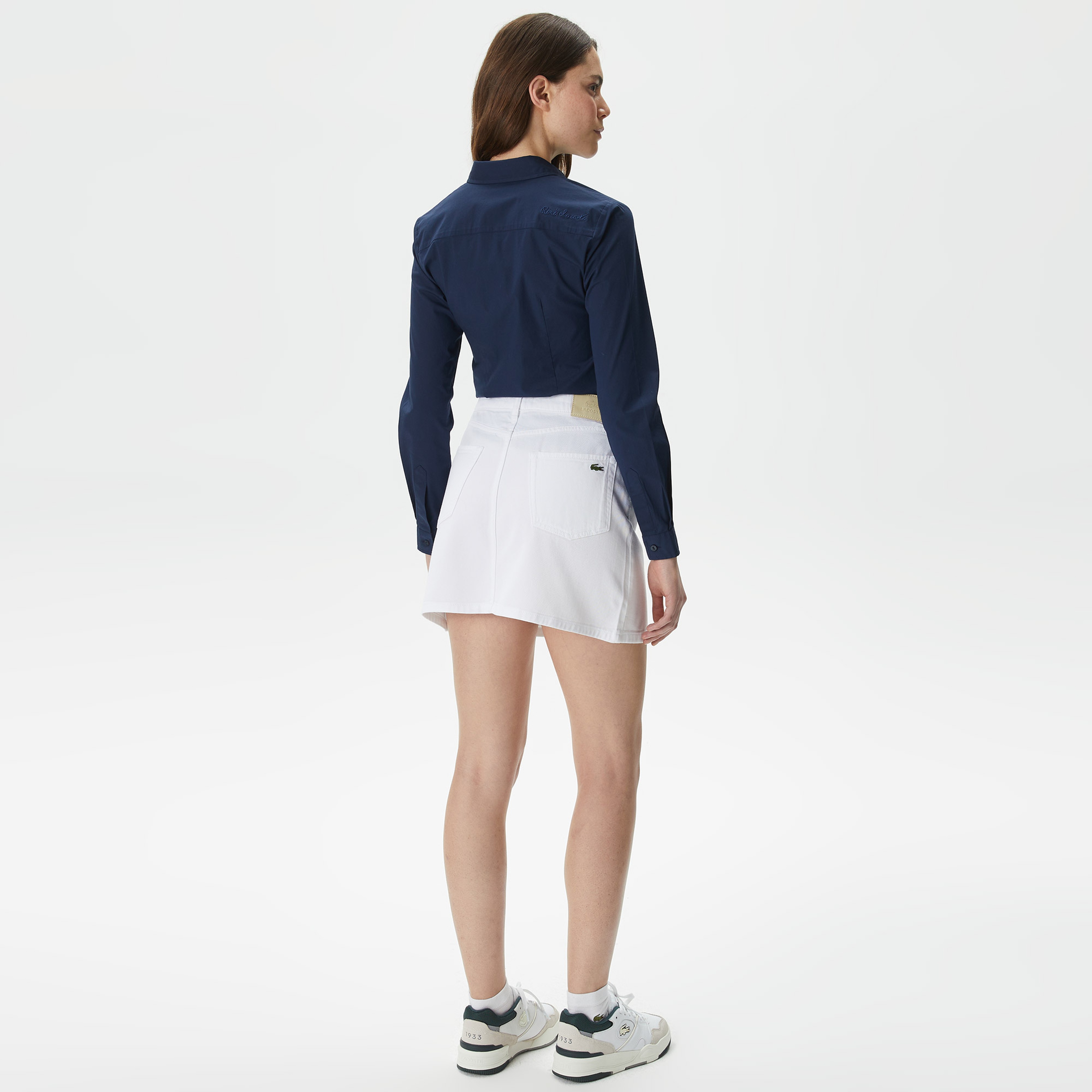 Kadın Regular Fit Beyaz Etek