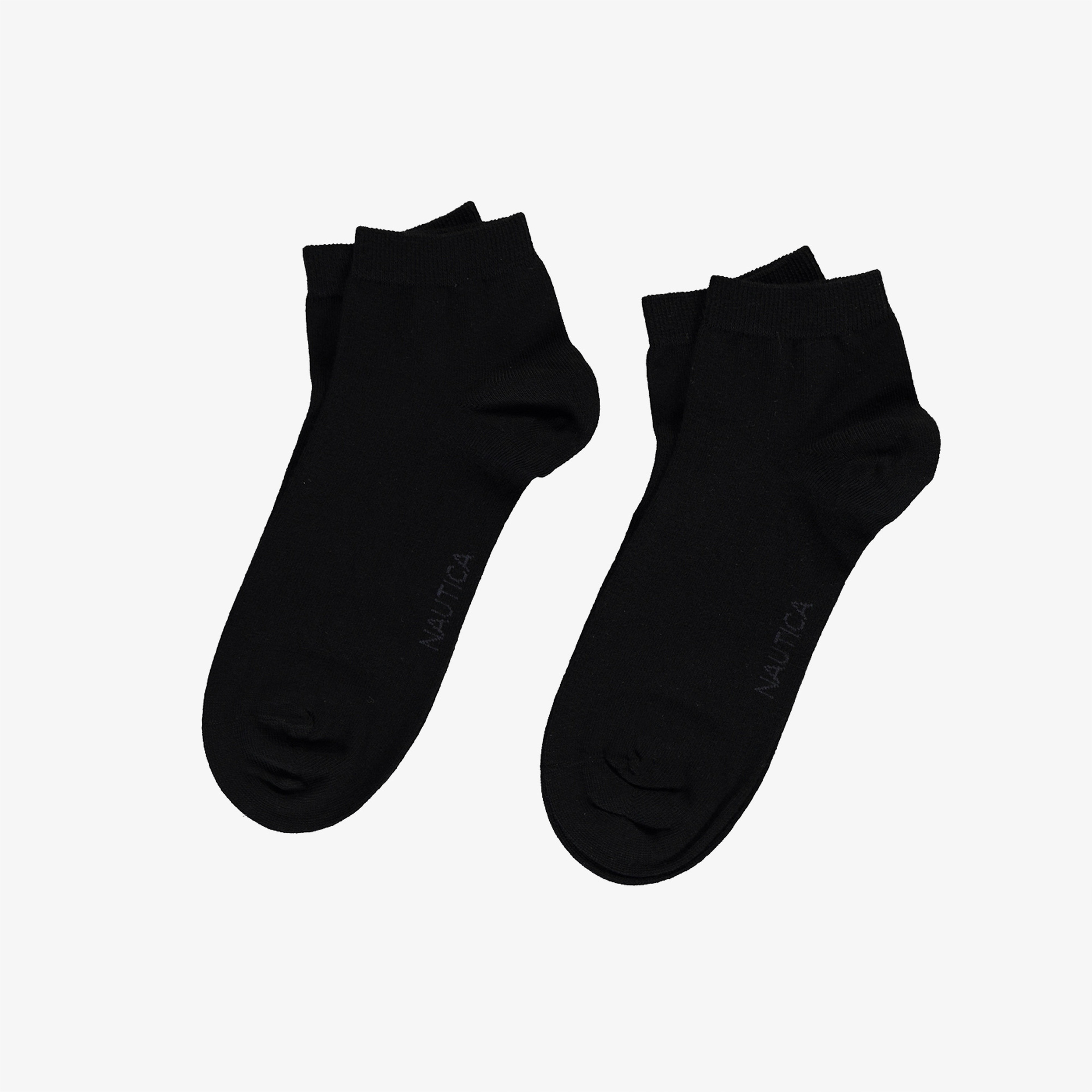 Nautica Unisex Siyah 2li Çorap