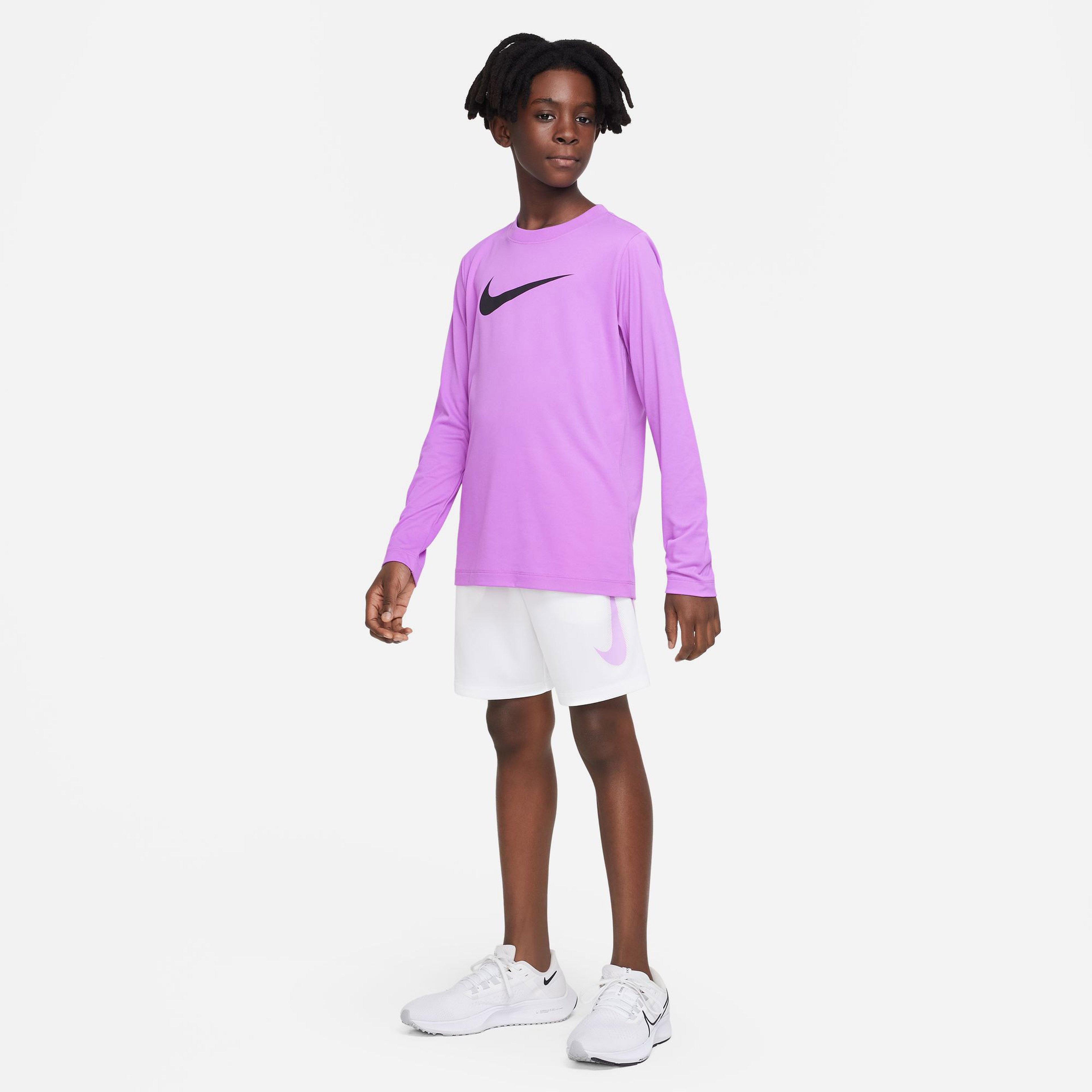 Nike Dri-Fit Multi Çocuk Beyaz Şort