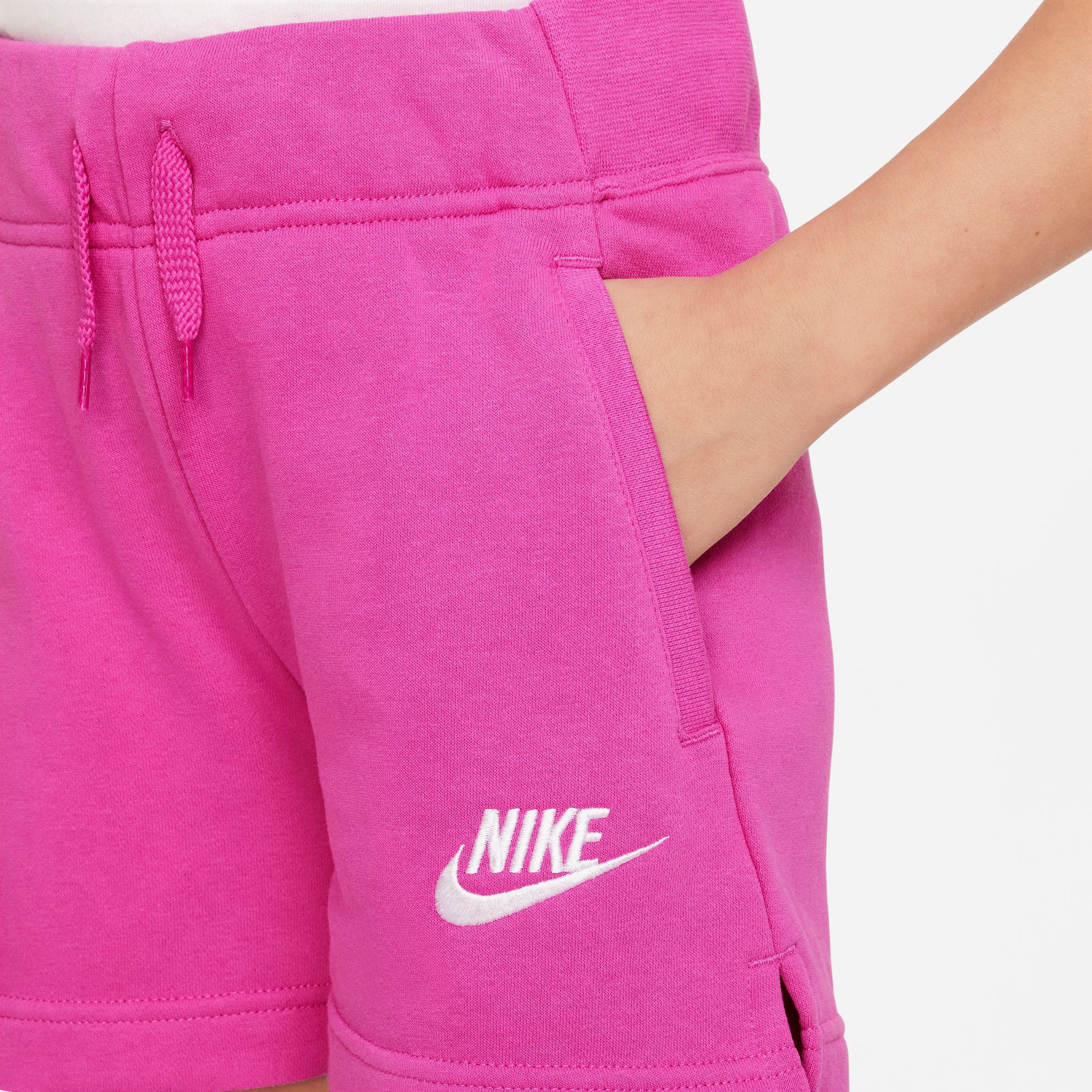 Nike Club French Terry Çocuk Pembe Şort
