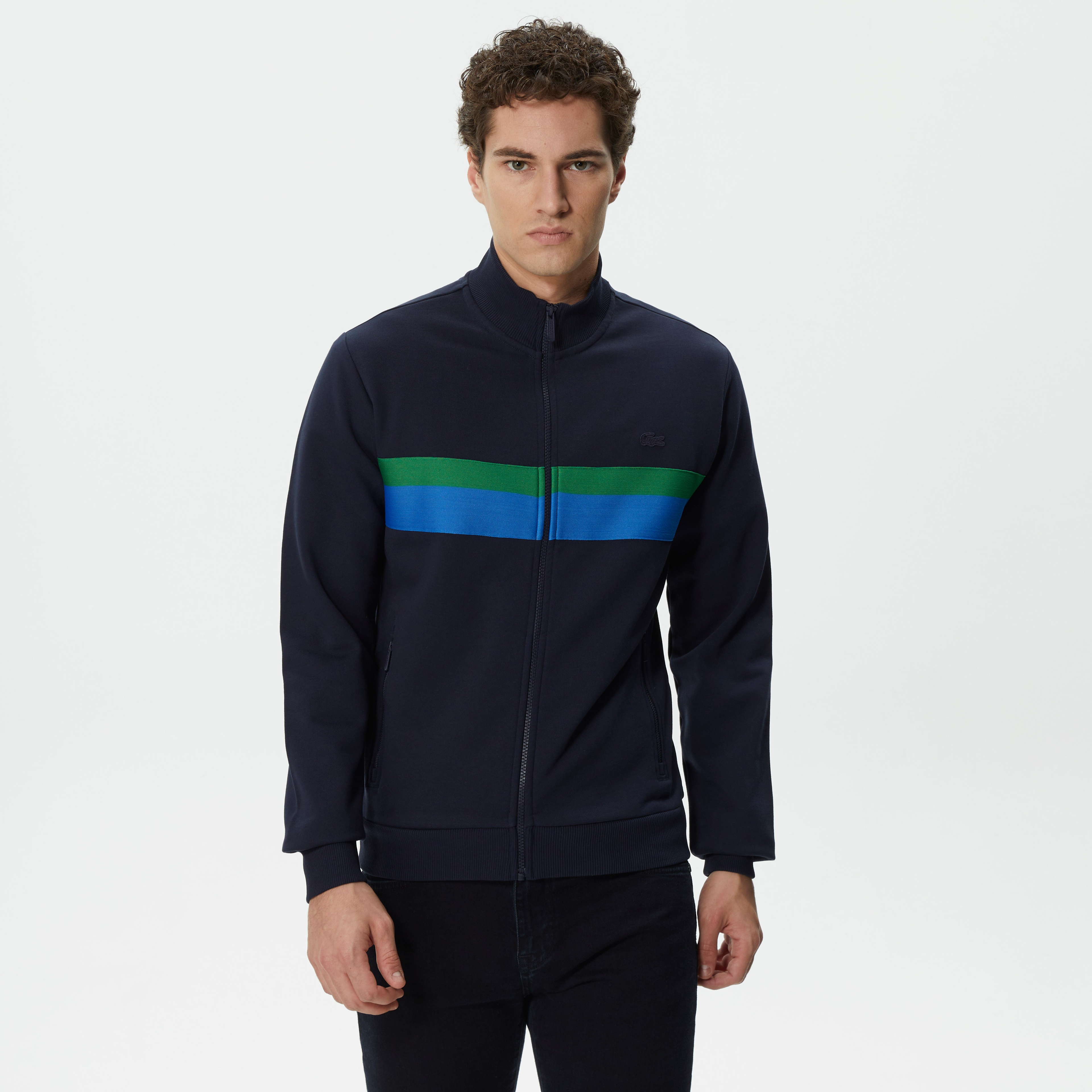 Lacoste Erkek Lacivert Sweatshirt