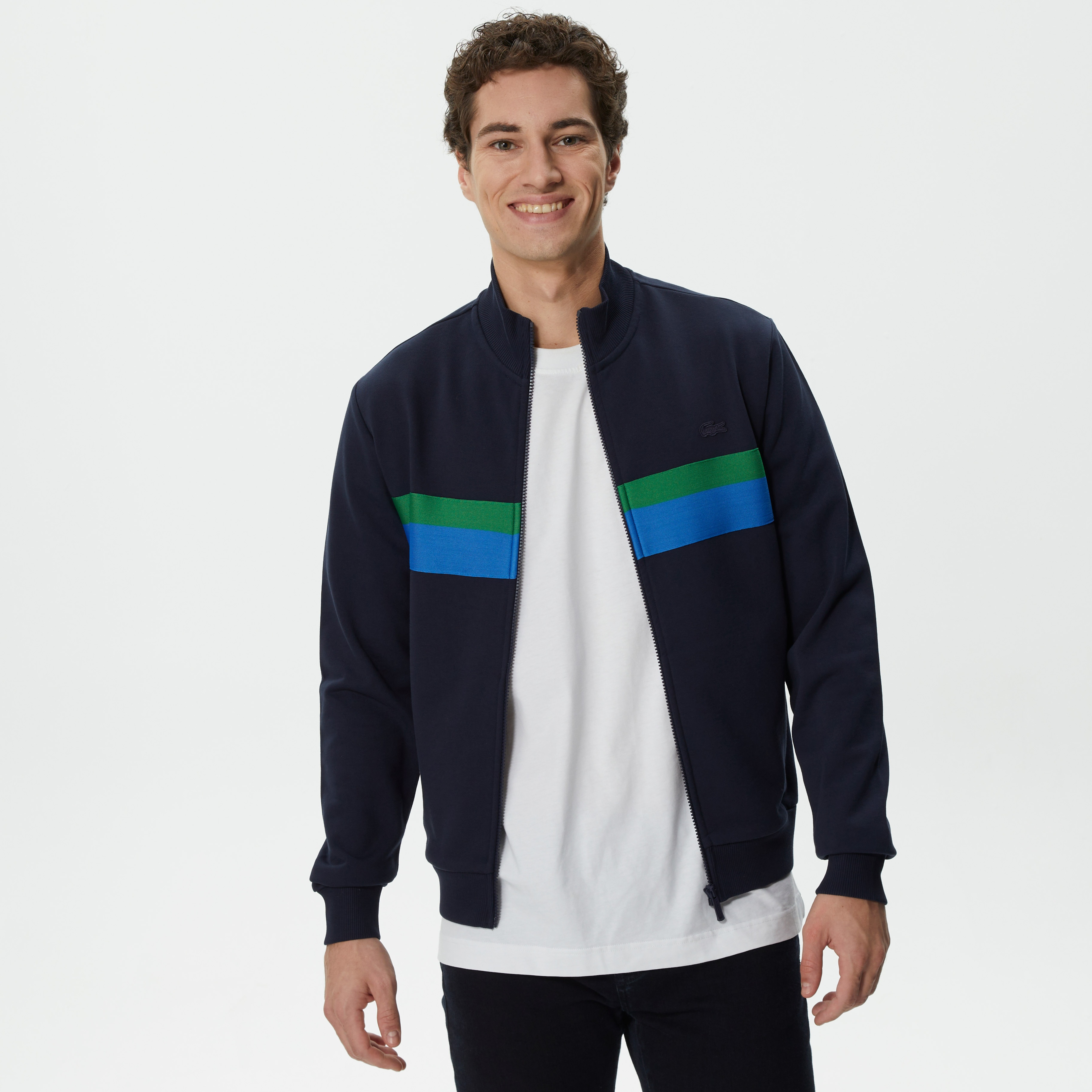 Lacoste Erkek Lacivert Sweatshirt