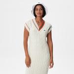 Lacoste Kadın Beyaz Elbise