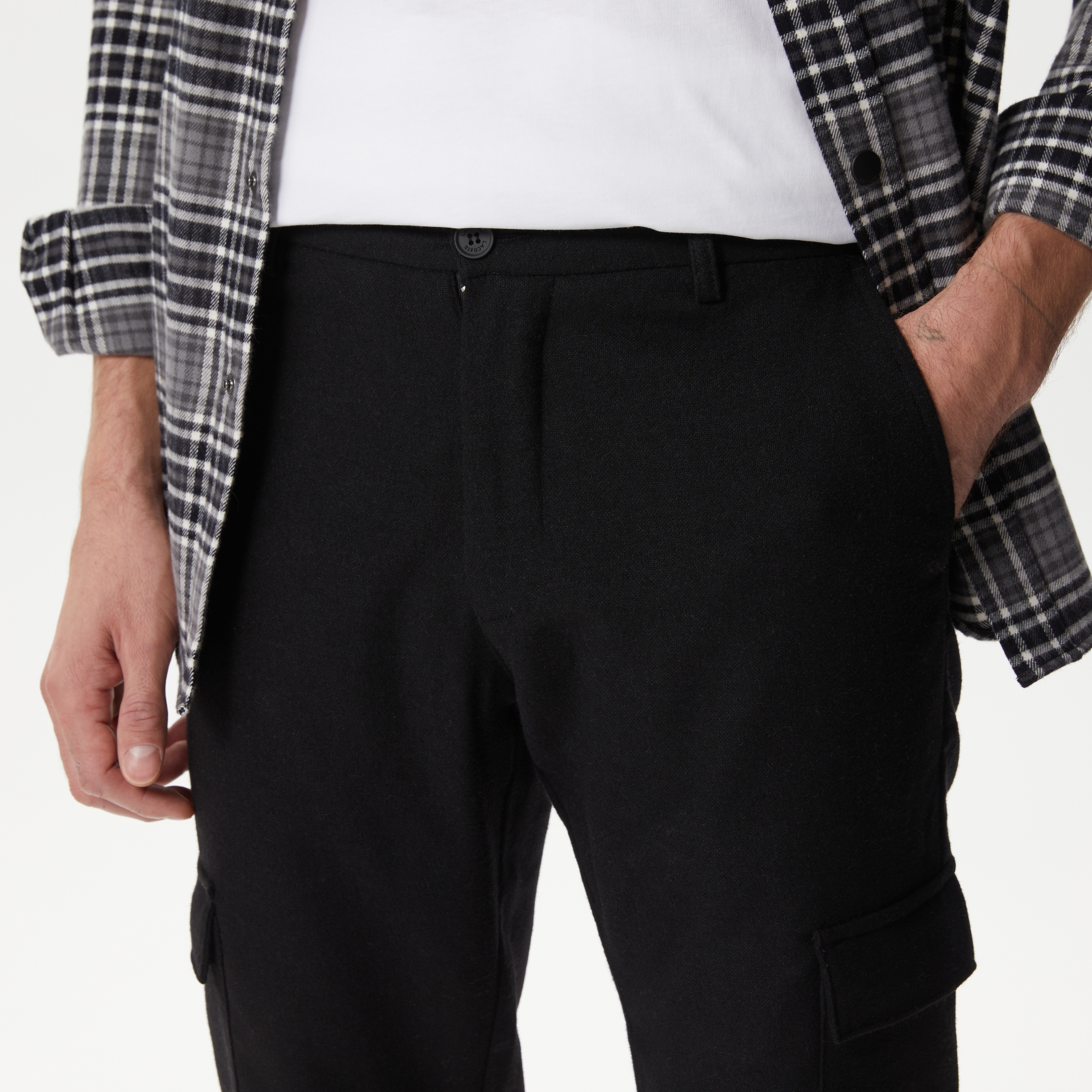 Lacoste Erkek Siyah Pantolon