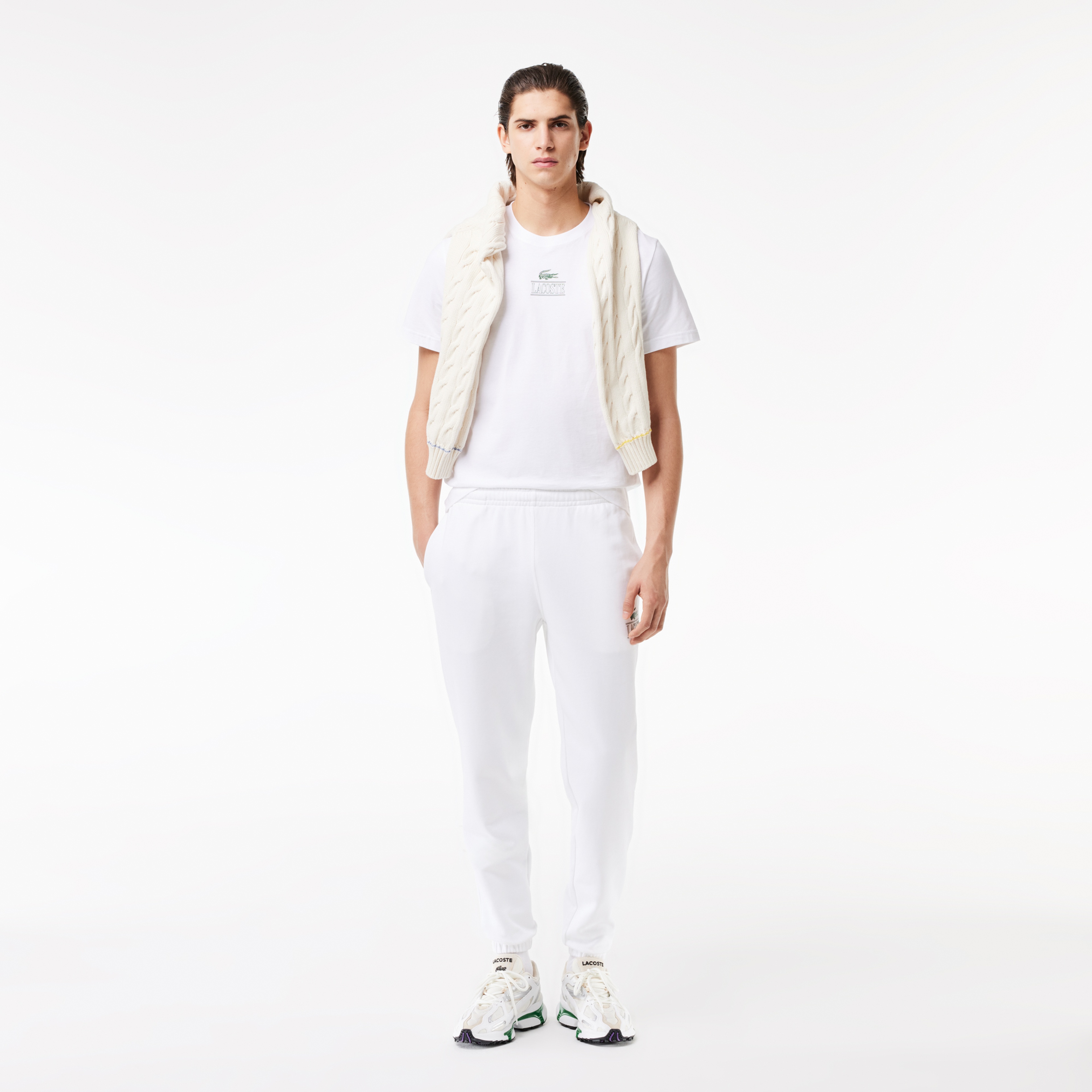 Unisex Regular Fit Bisiklet Yaka Baskılı Beyaz T-Shirt