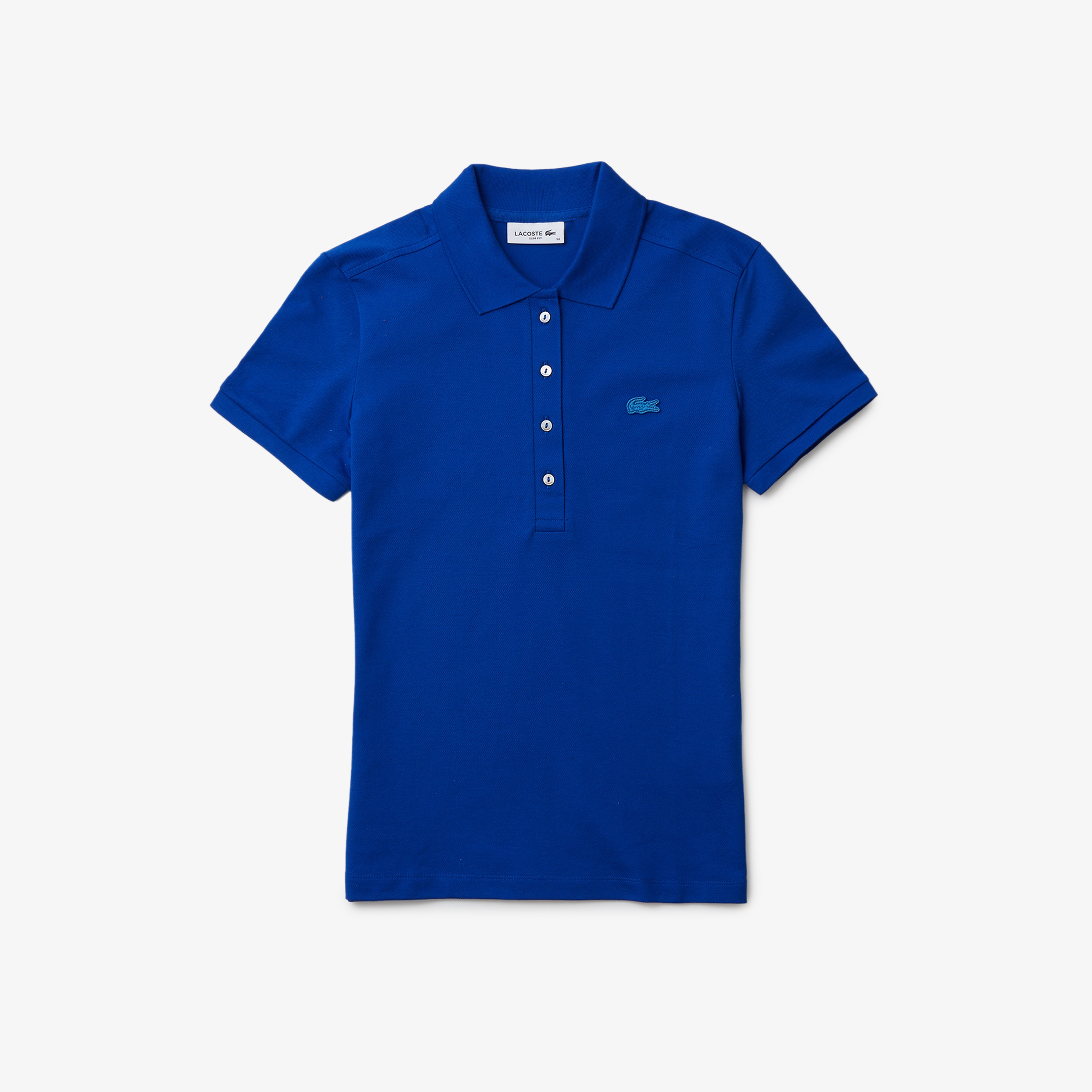 Lacoste Women's Slim fit Stretch Cotton Piqué Polo Shirt