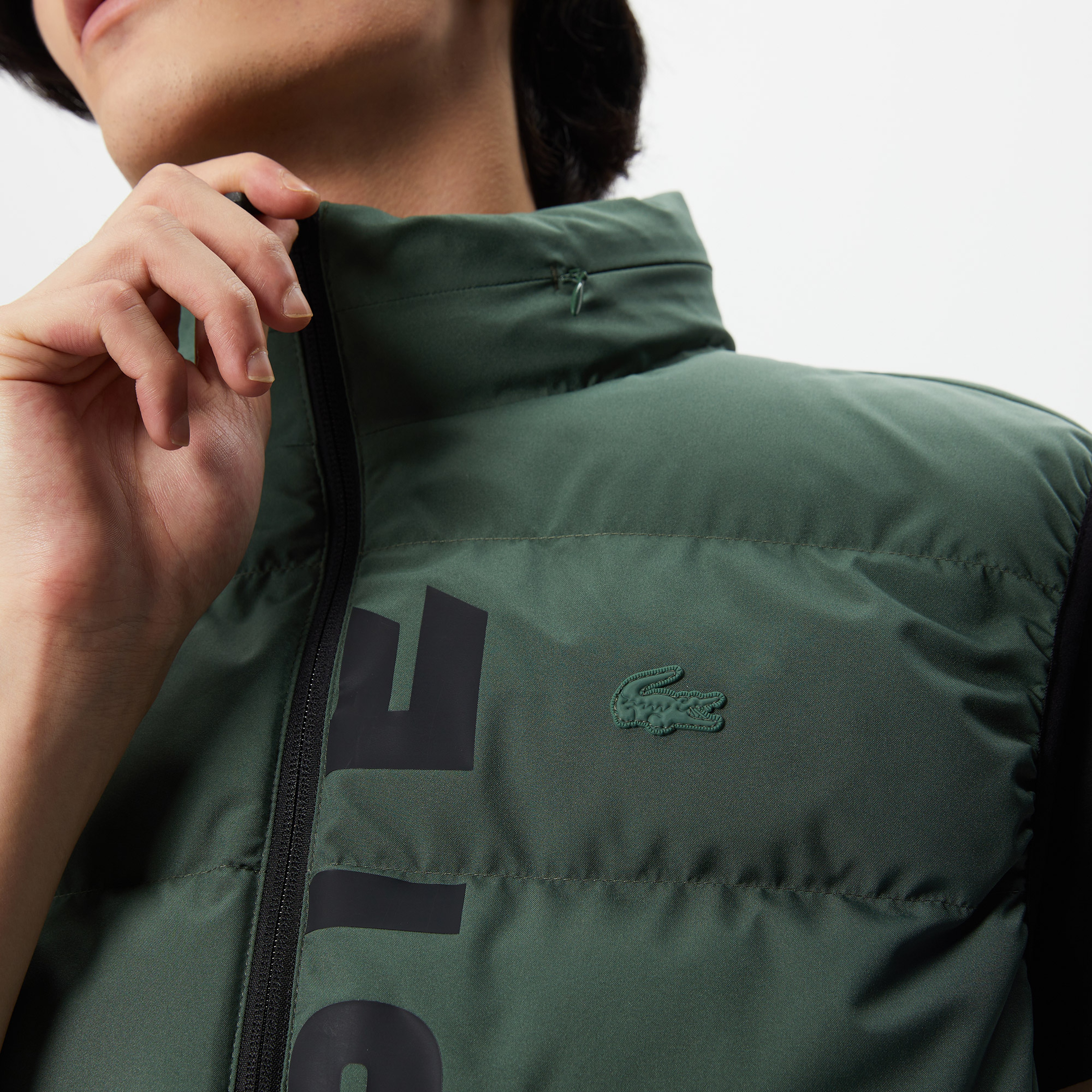 Erkek Kapitone Yeşil Yelek