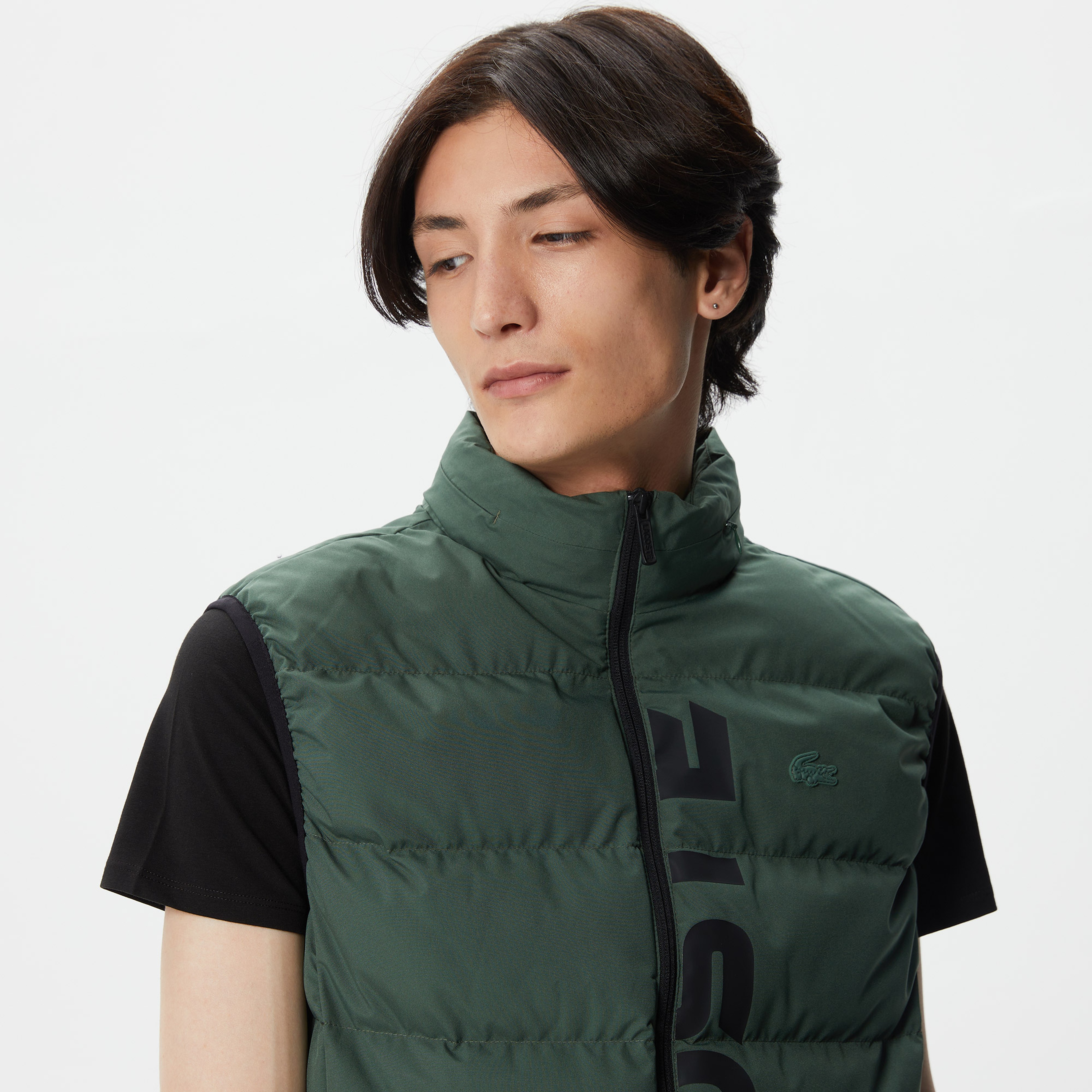 Erkek Kapitone Yeşil Yelek