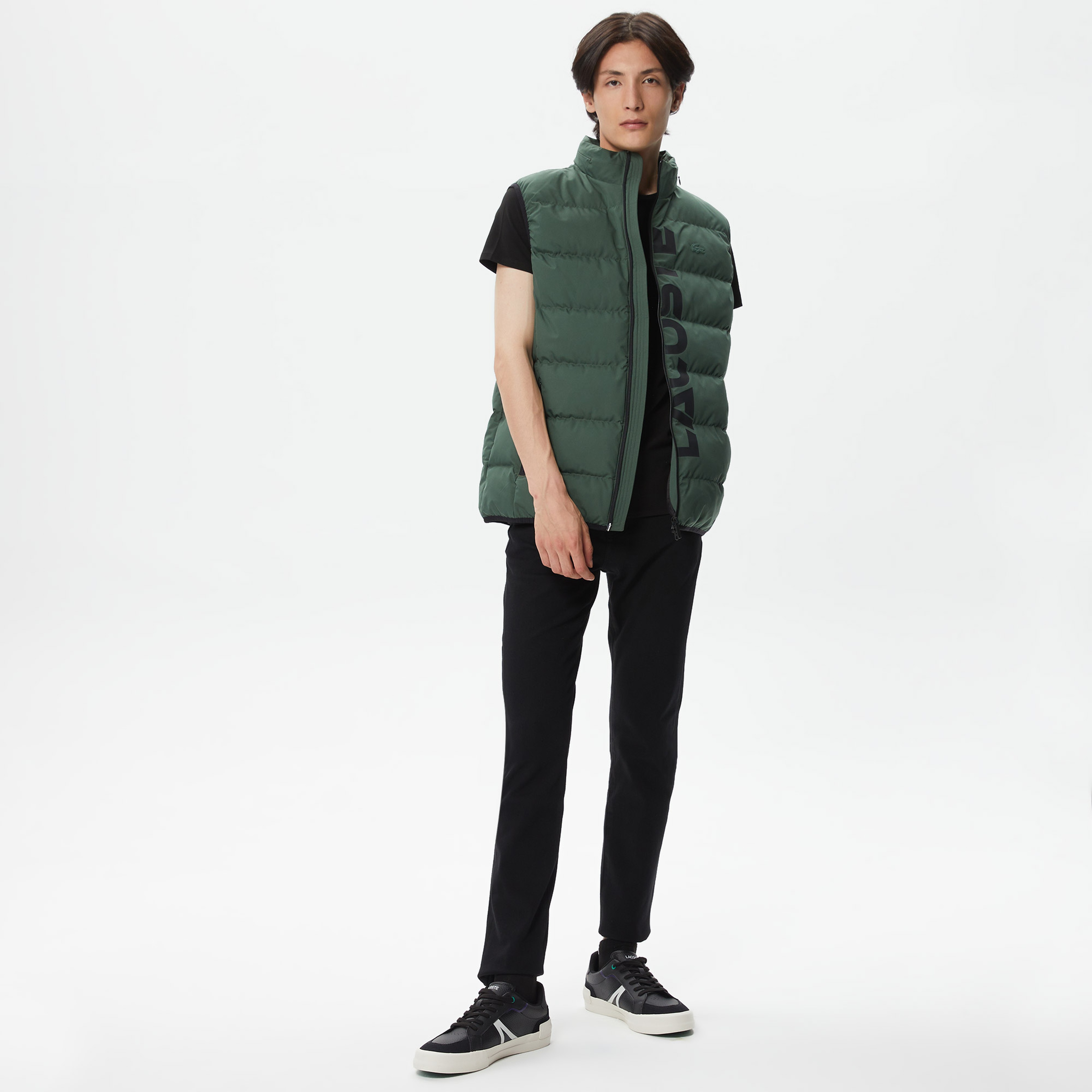 Erkek Kapitone Yeşil Yelek