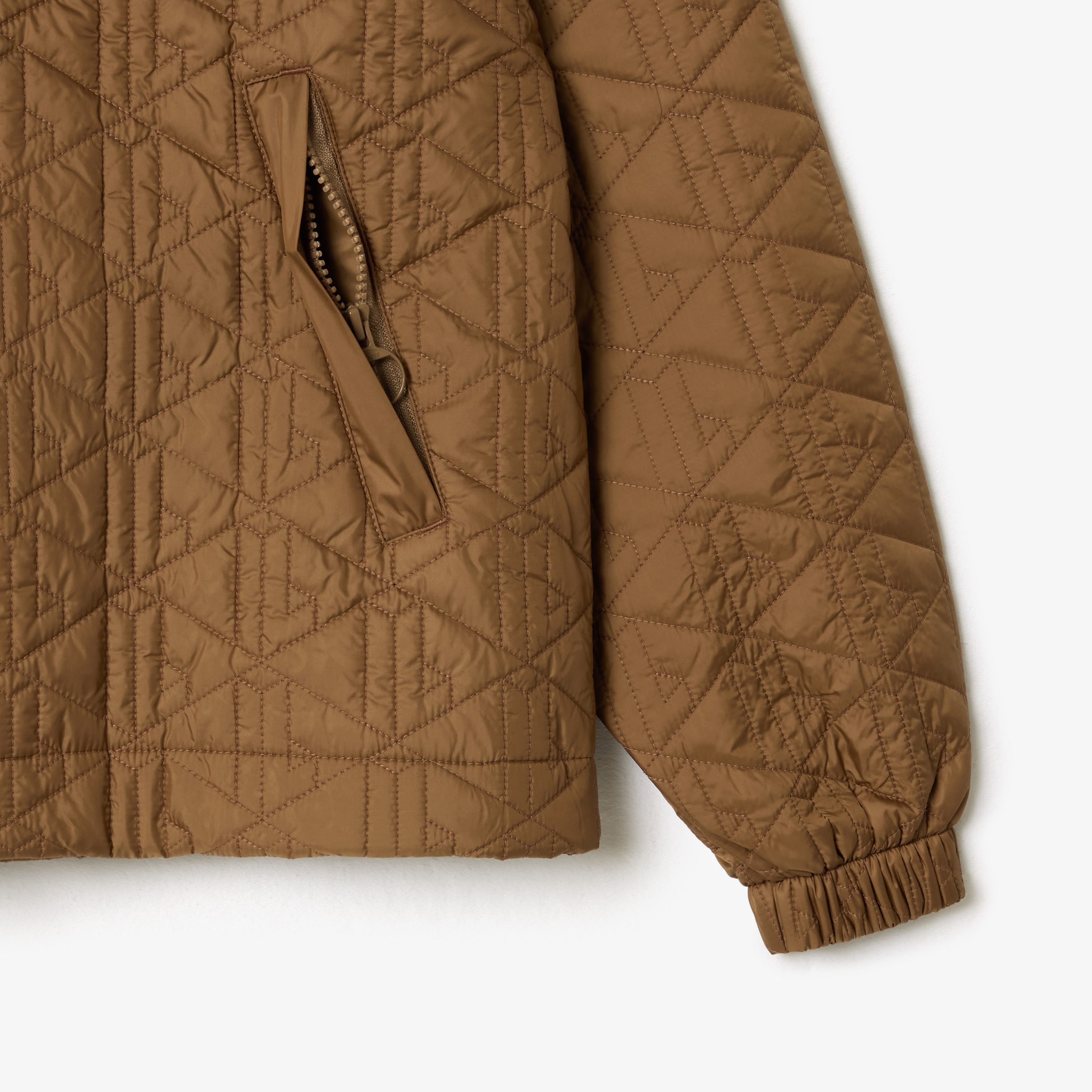 Kadın Monogram Kahverengi Mont