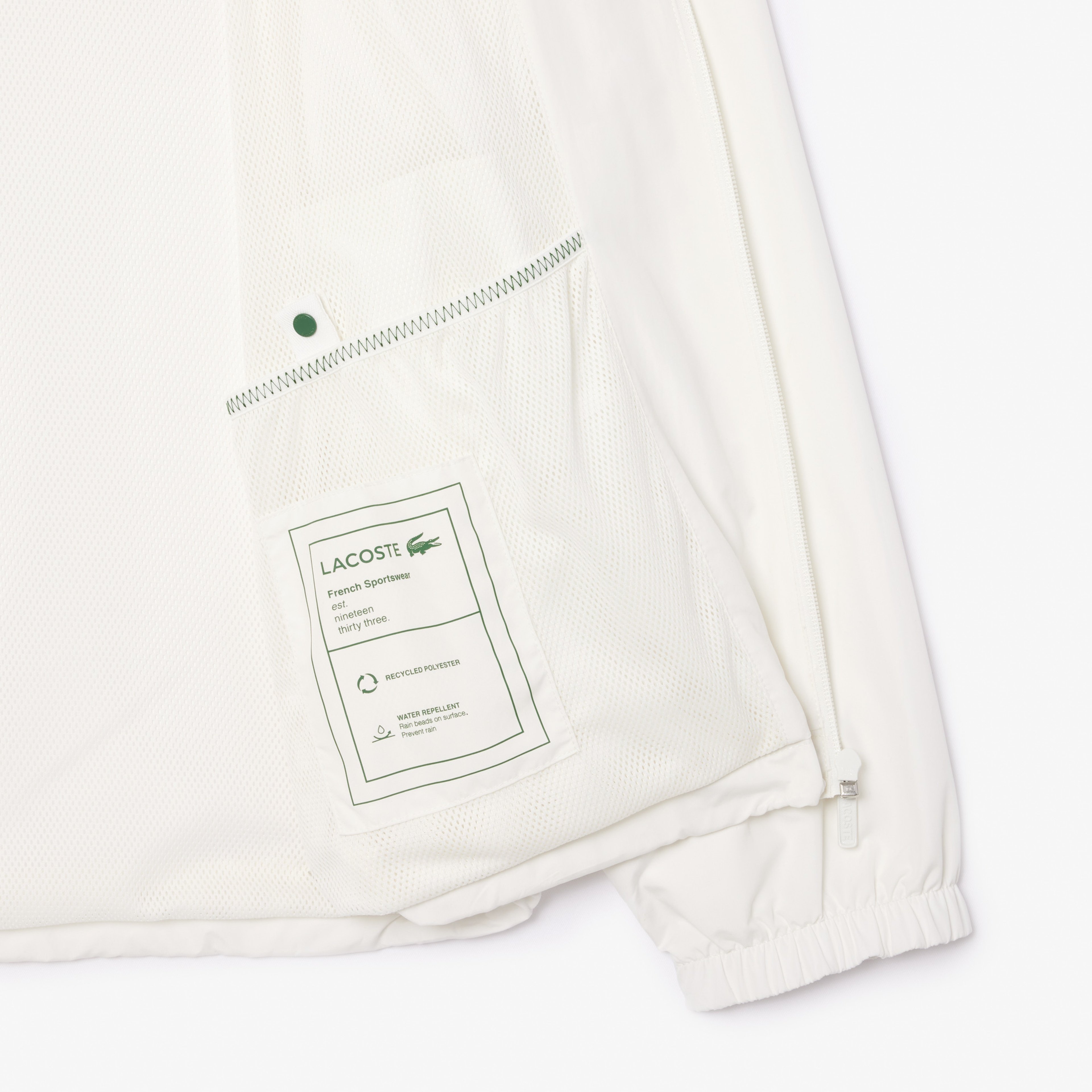 Erkek Dik Yaka Beyaz Ceket