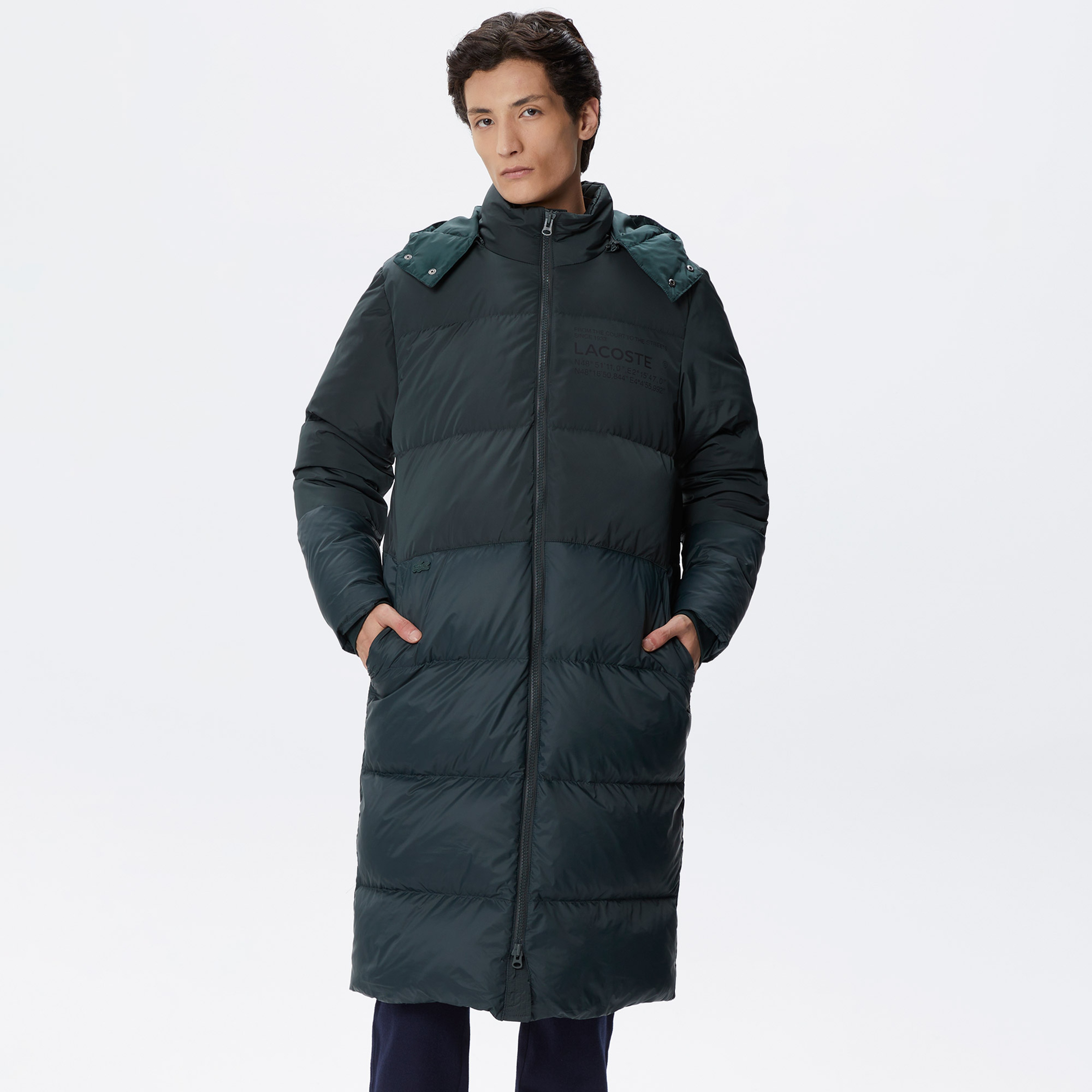 Lacoste Erkek Yeşil Mont