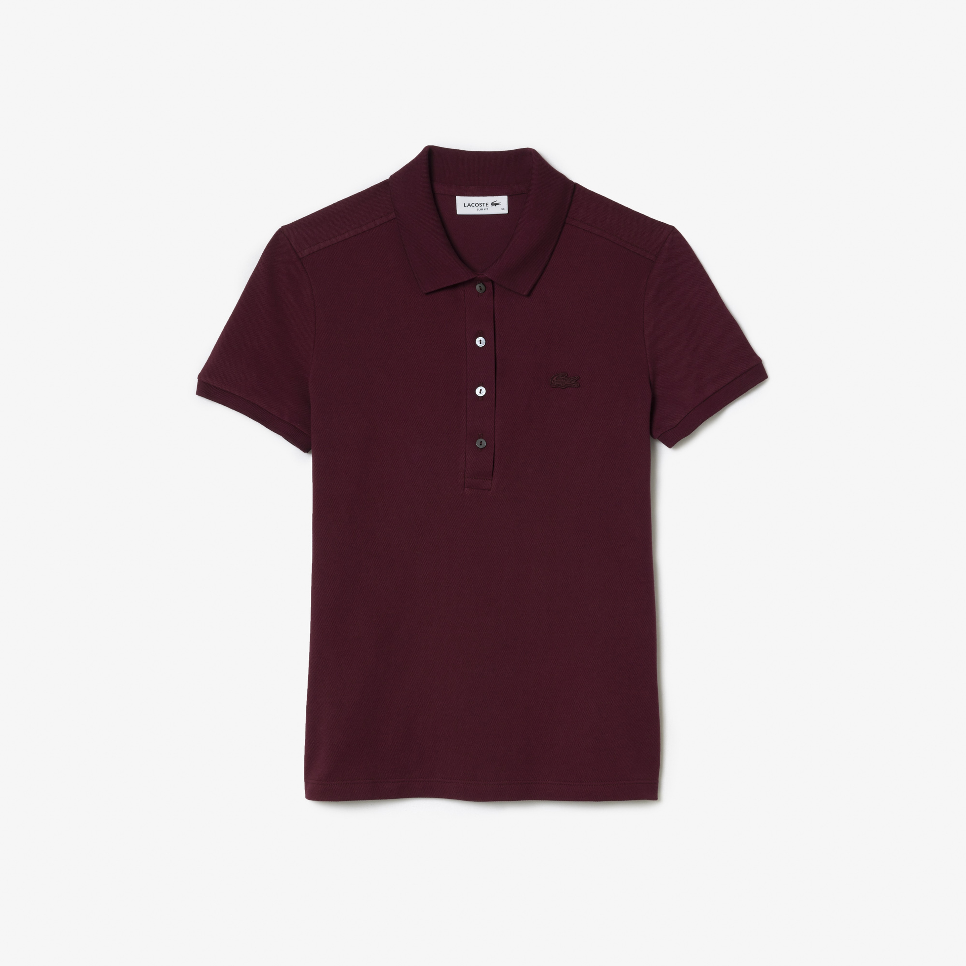 Lacoste Women's  Slim fit Stretch Cotton Piqué Polo Shirt