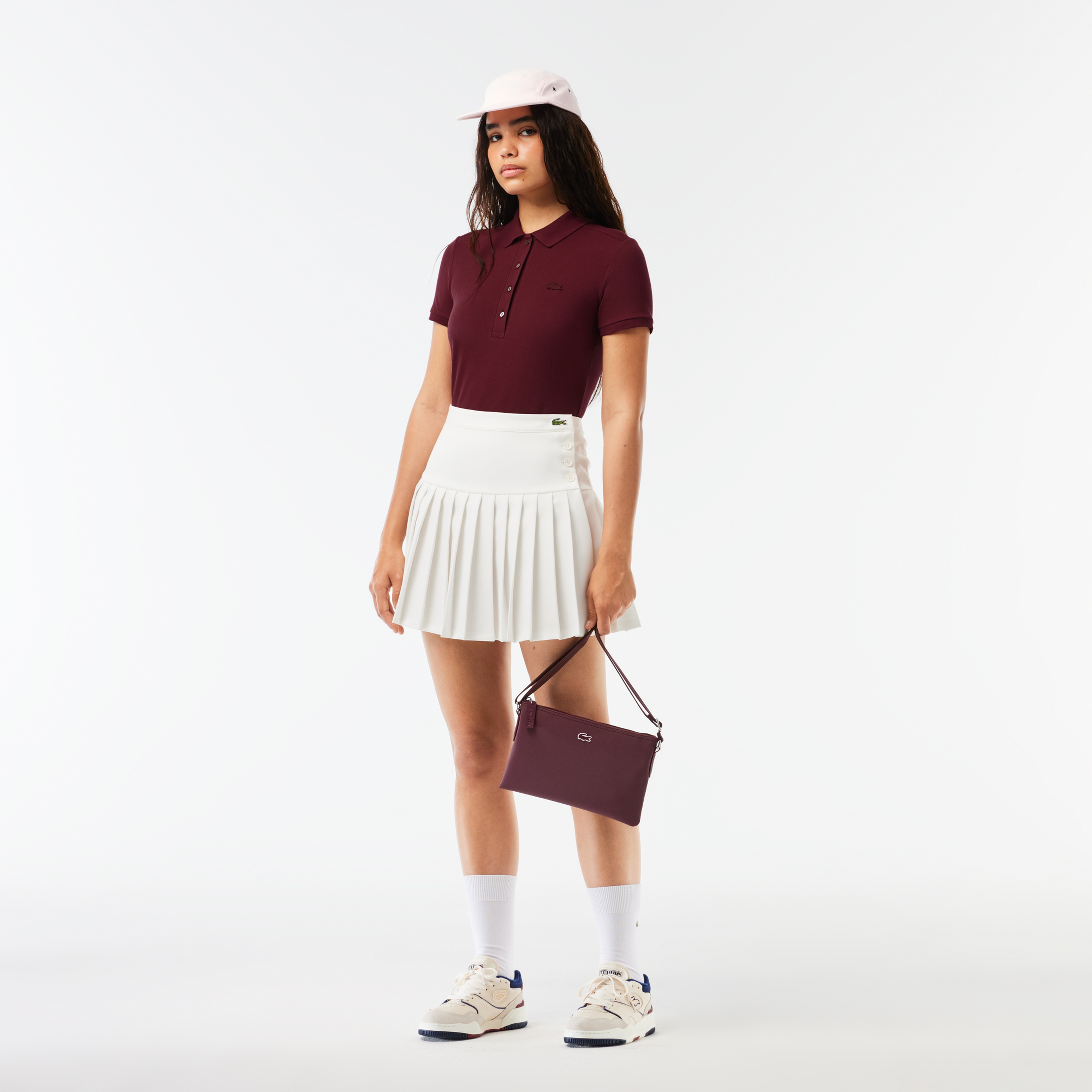 Lacoste Women's  Slim fit Stretch Cotton Piqué Polo Shirt