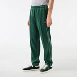 Erkek Regular Fit Çizgili Yeşil Eşofman Altı