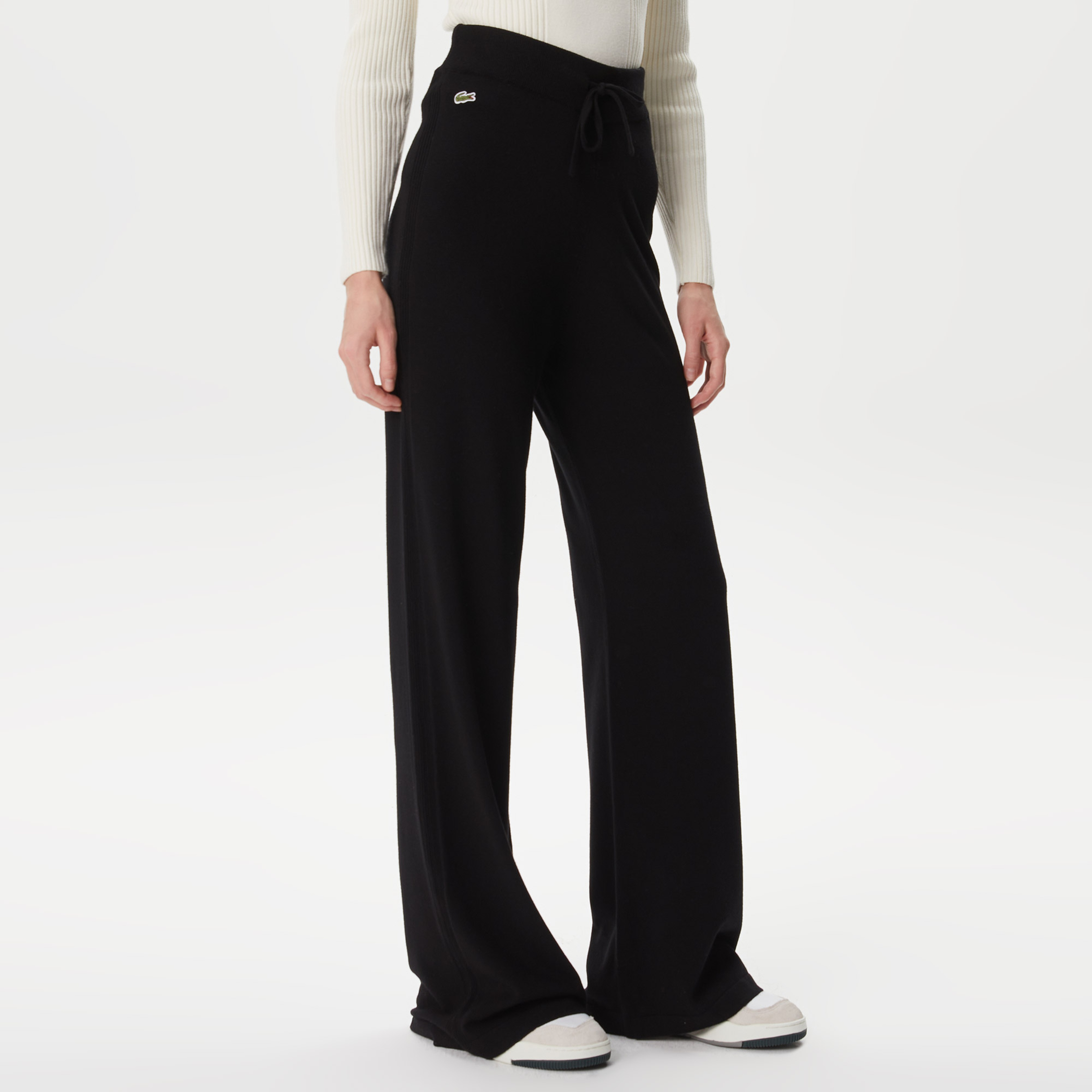 Kadın Straight Fit Siyah Pantolon