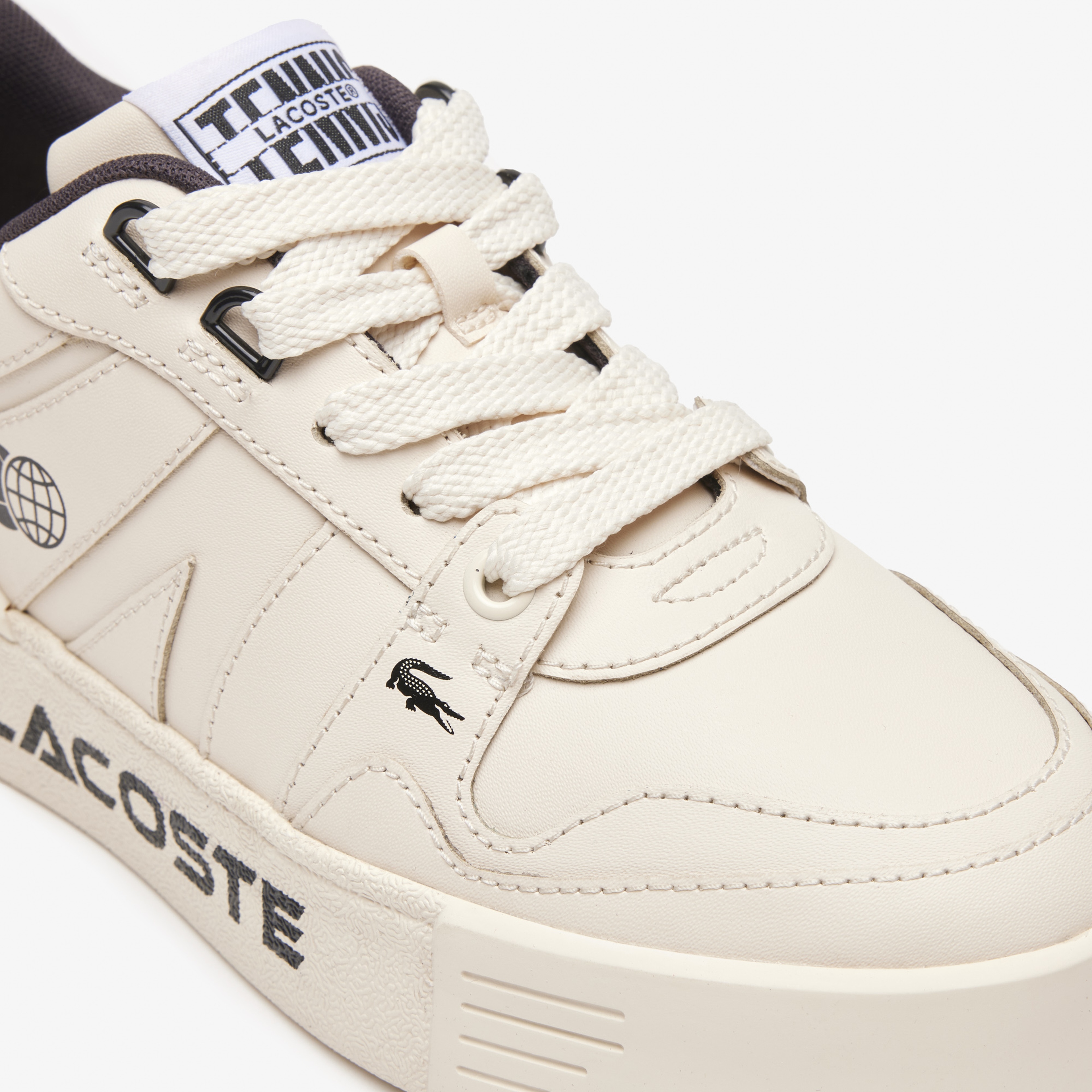 Lacoste L002 Kadın Bej Sneaker