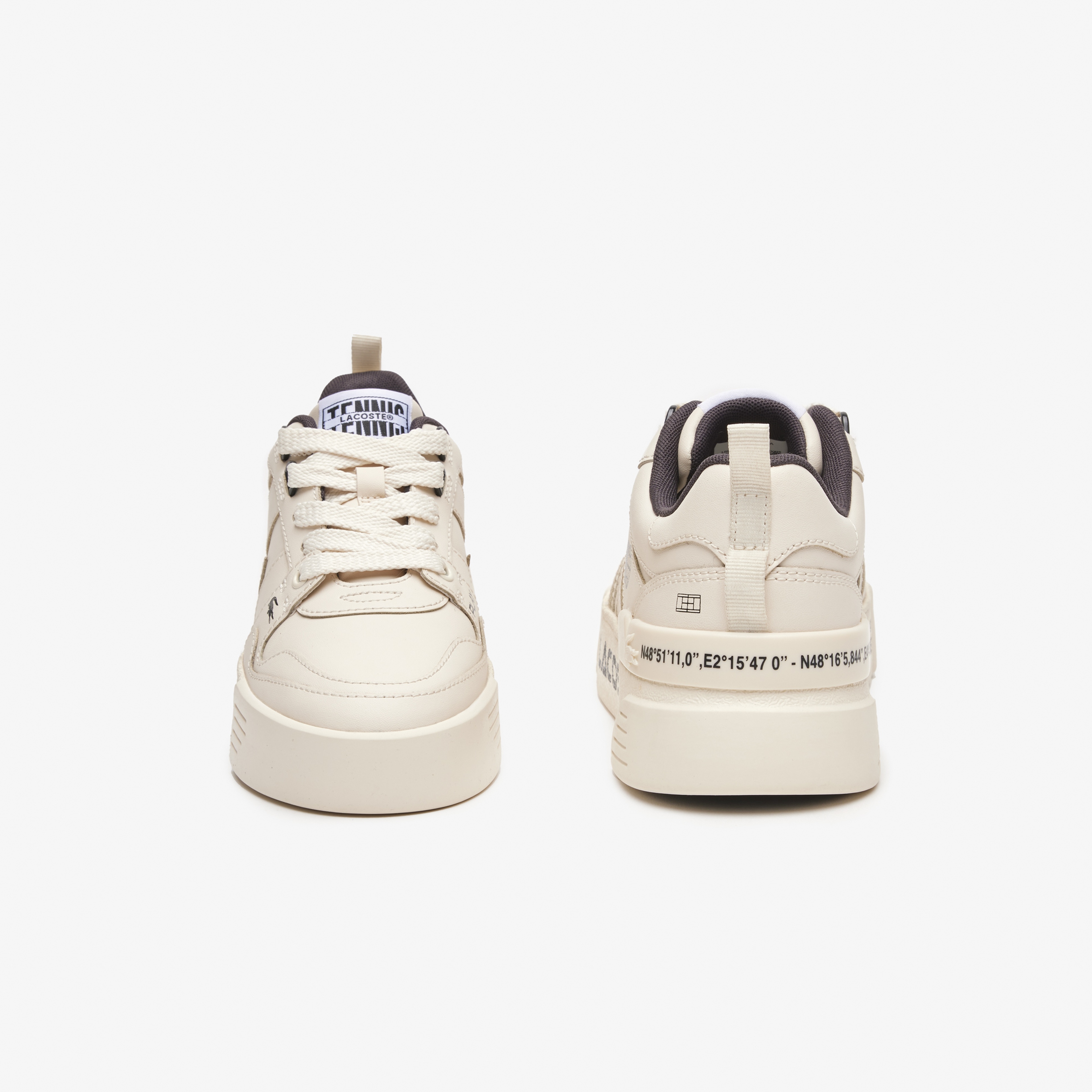 Lacoste L002 Kadın Bej Sneaker