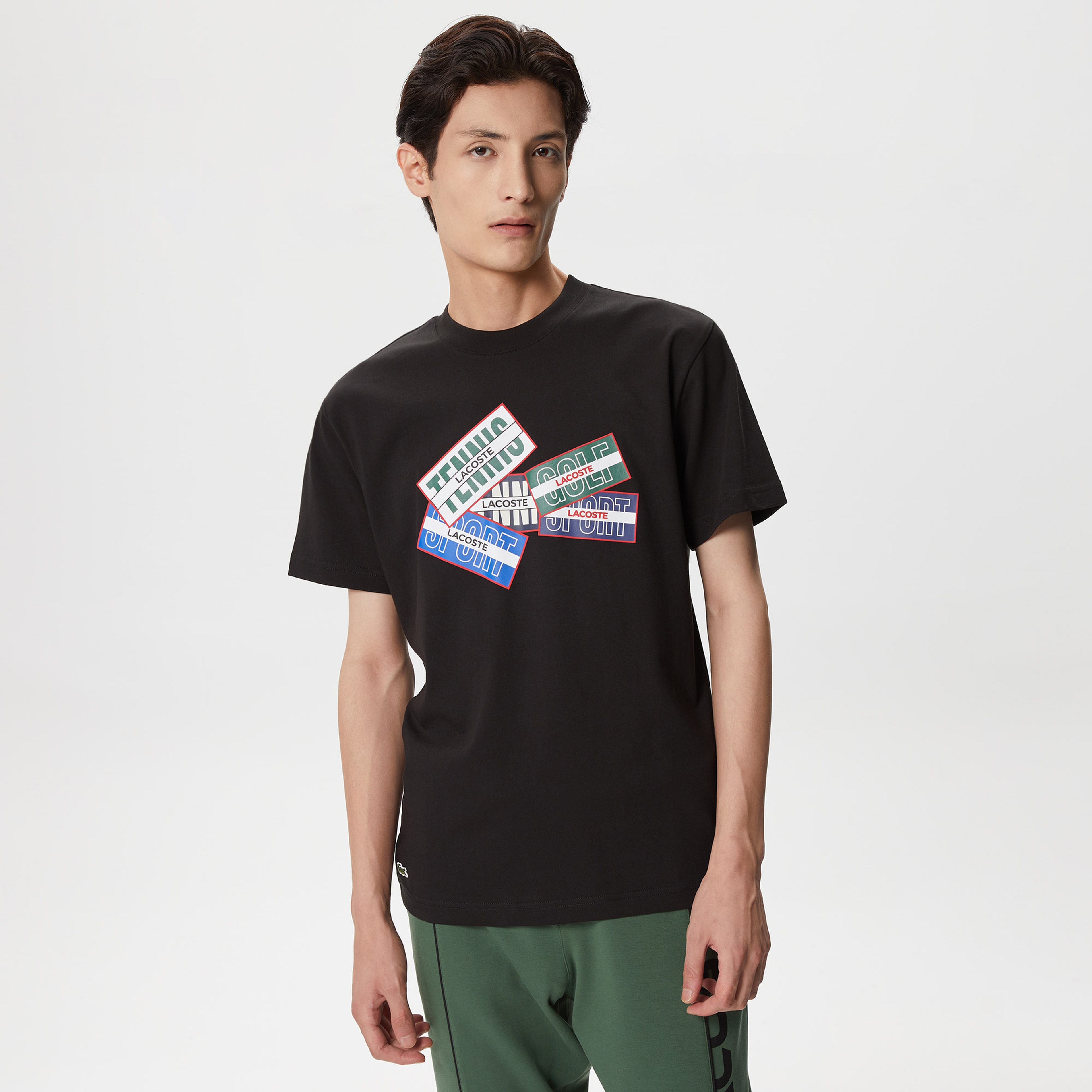 Lacoste Erkek Siyah T-Shirt