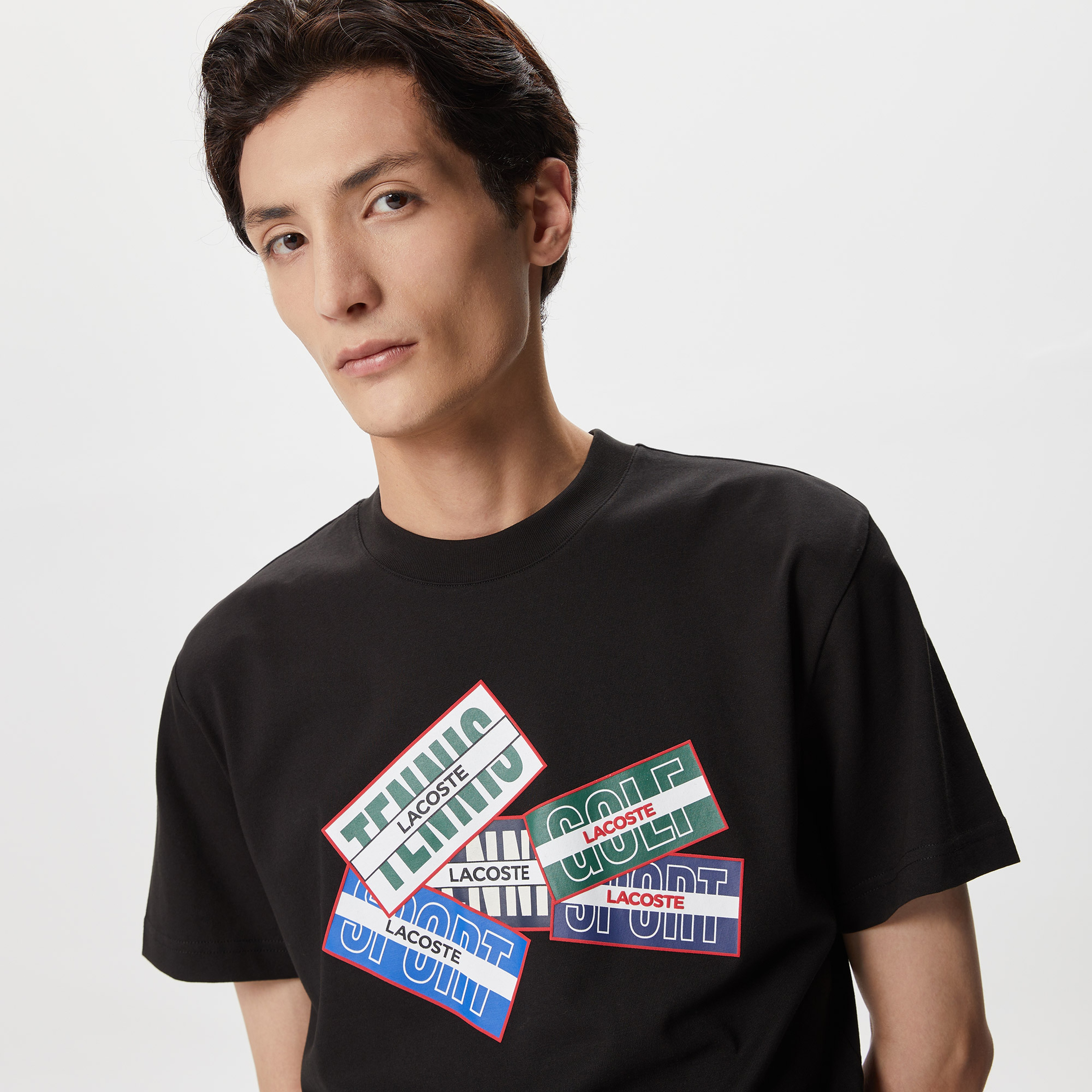 Lacoste Erkek Siyah T-Shirt