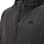 Kadın Kapüşonlu Çift Taraflı Siyah Şişme Mont