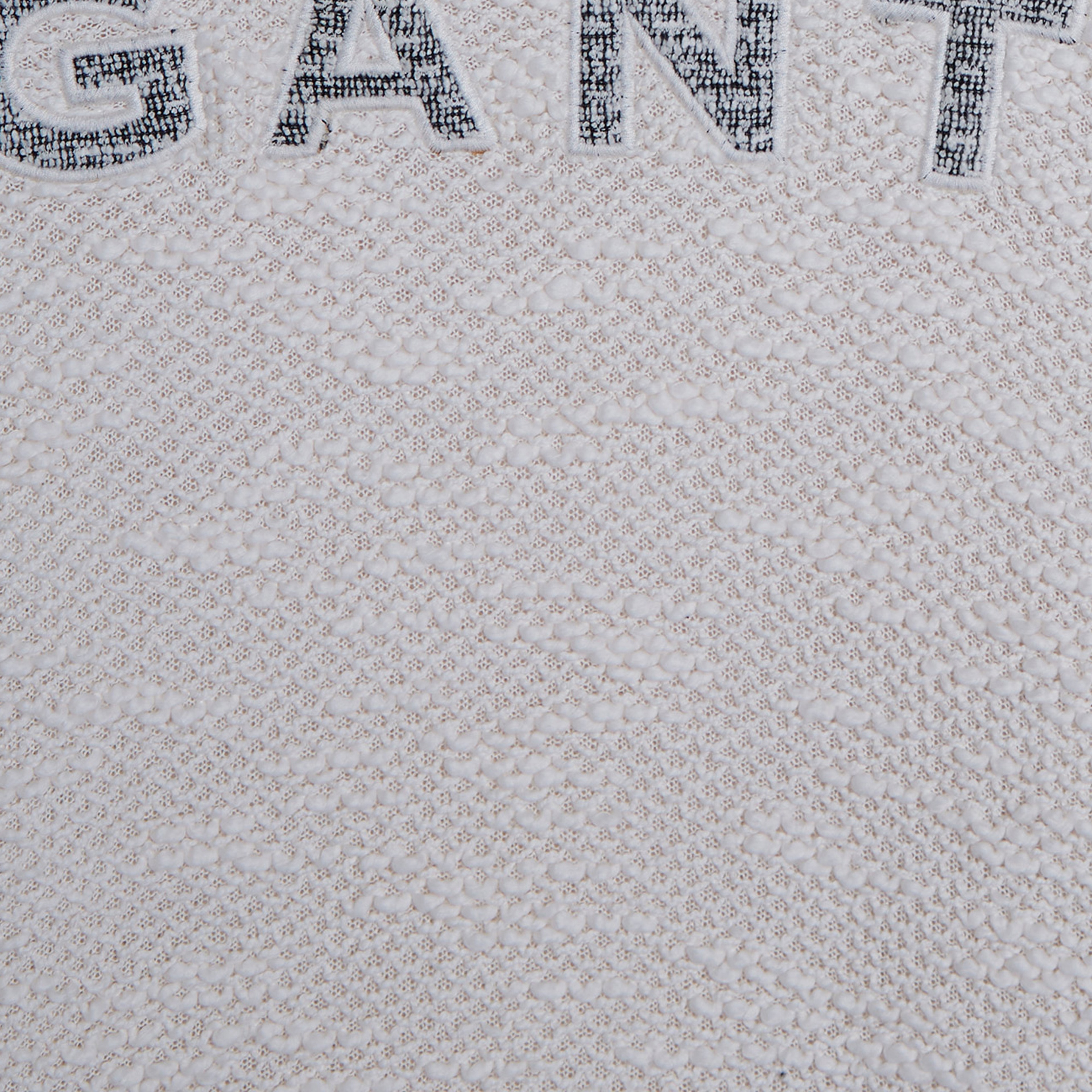 GANT Kadın Krem Relaxed Fit Bisiklet Yaka Logolu Sweatshirt