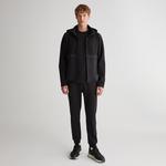 GANT Erkek Siyah Regular Fit Fermuarlı Sweatshirt