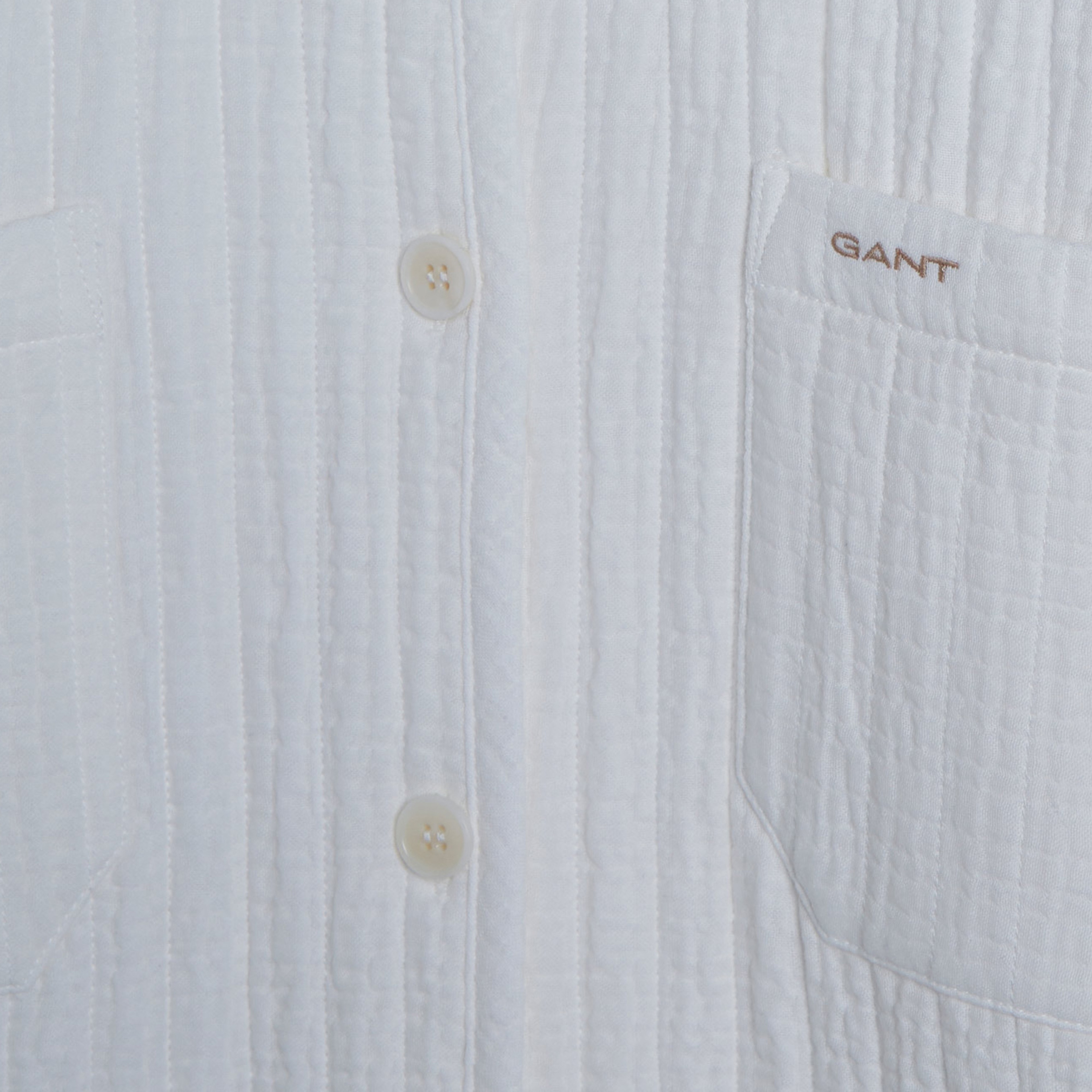 GANT Kadın Krem Regular Fit Klasik Yaka Gömlek