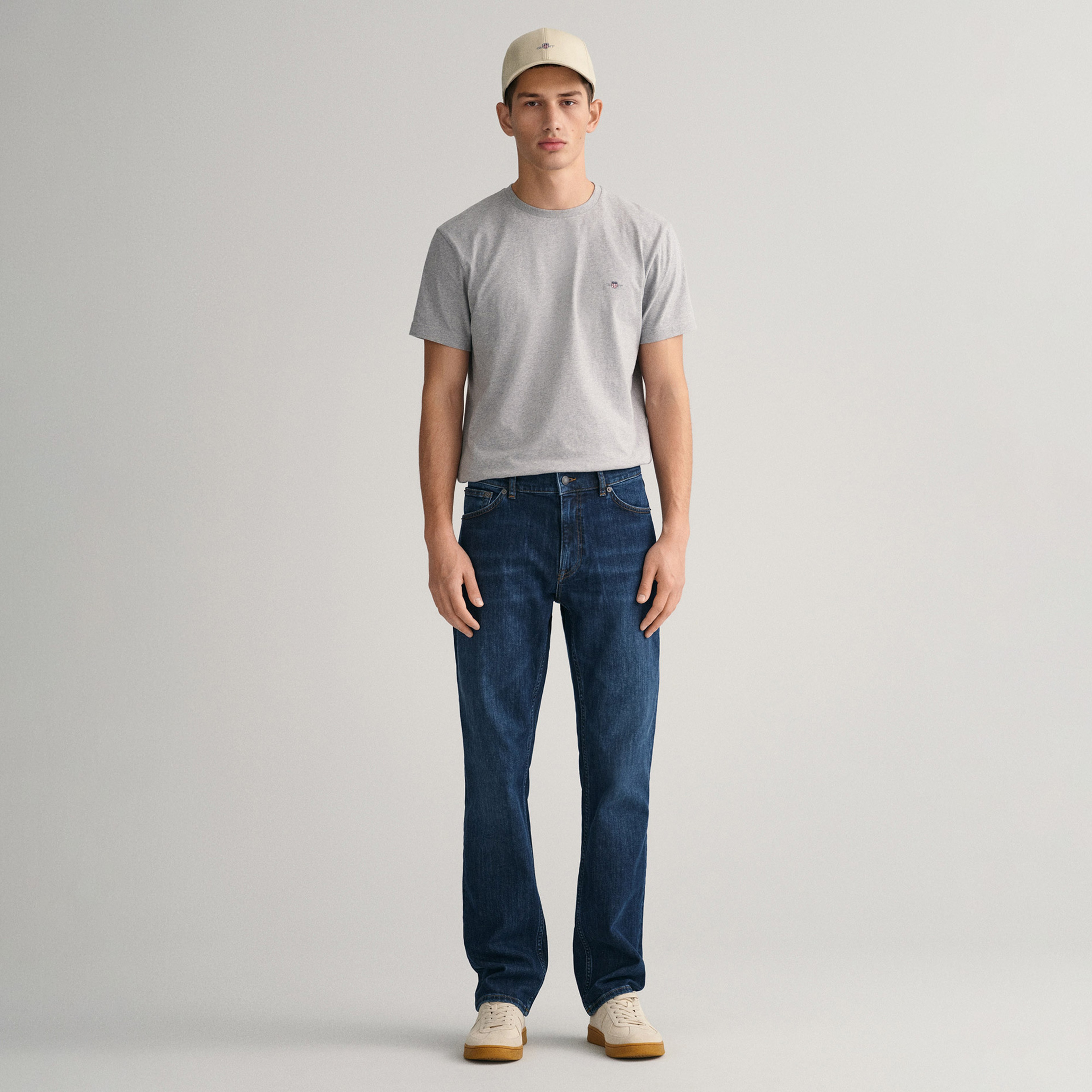 GANT Erkek Lacivert Regular Fit Jean