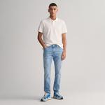 GANT Erkek Mavi Extra Slim Fit Jean Pantolon