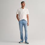 GANT Erkek Mavi Extra Slim Fit Jean Pantolon