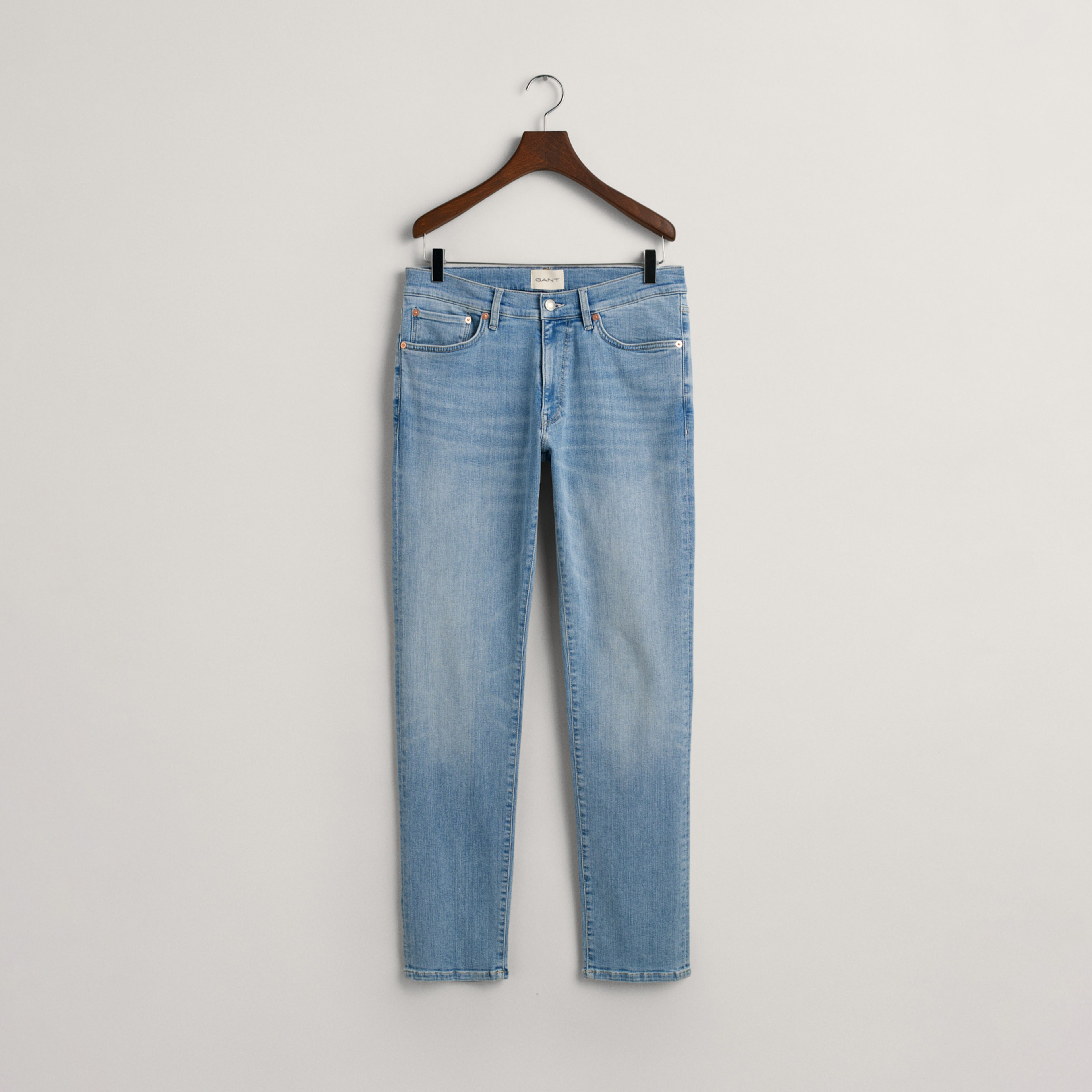 GANT Erkek Mavi Extra Slim Fit Jean Pantolon