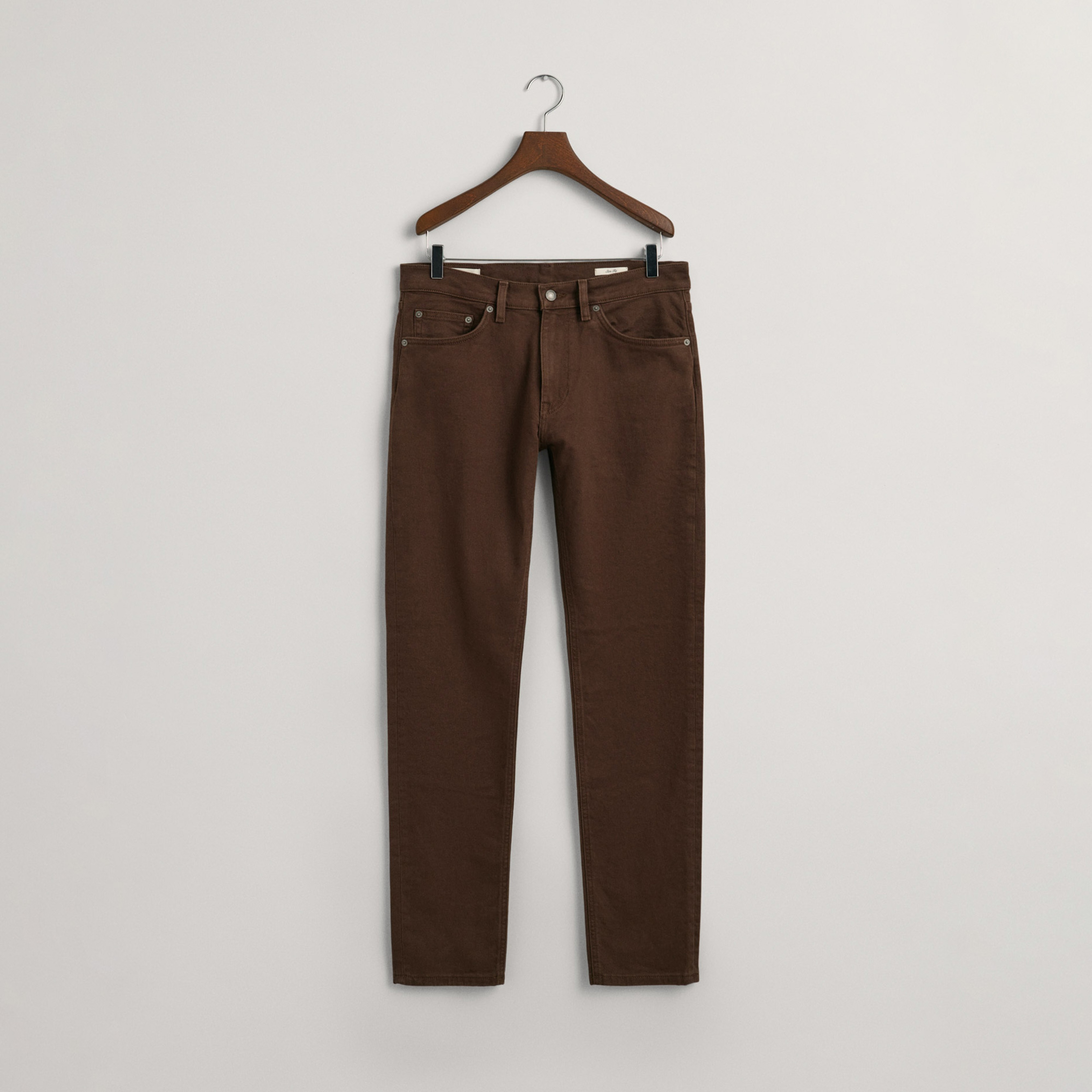 GANT Erkek Kahverengi Slim Fit Jean Pantolon