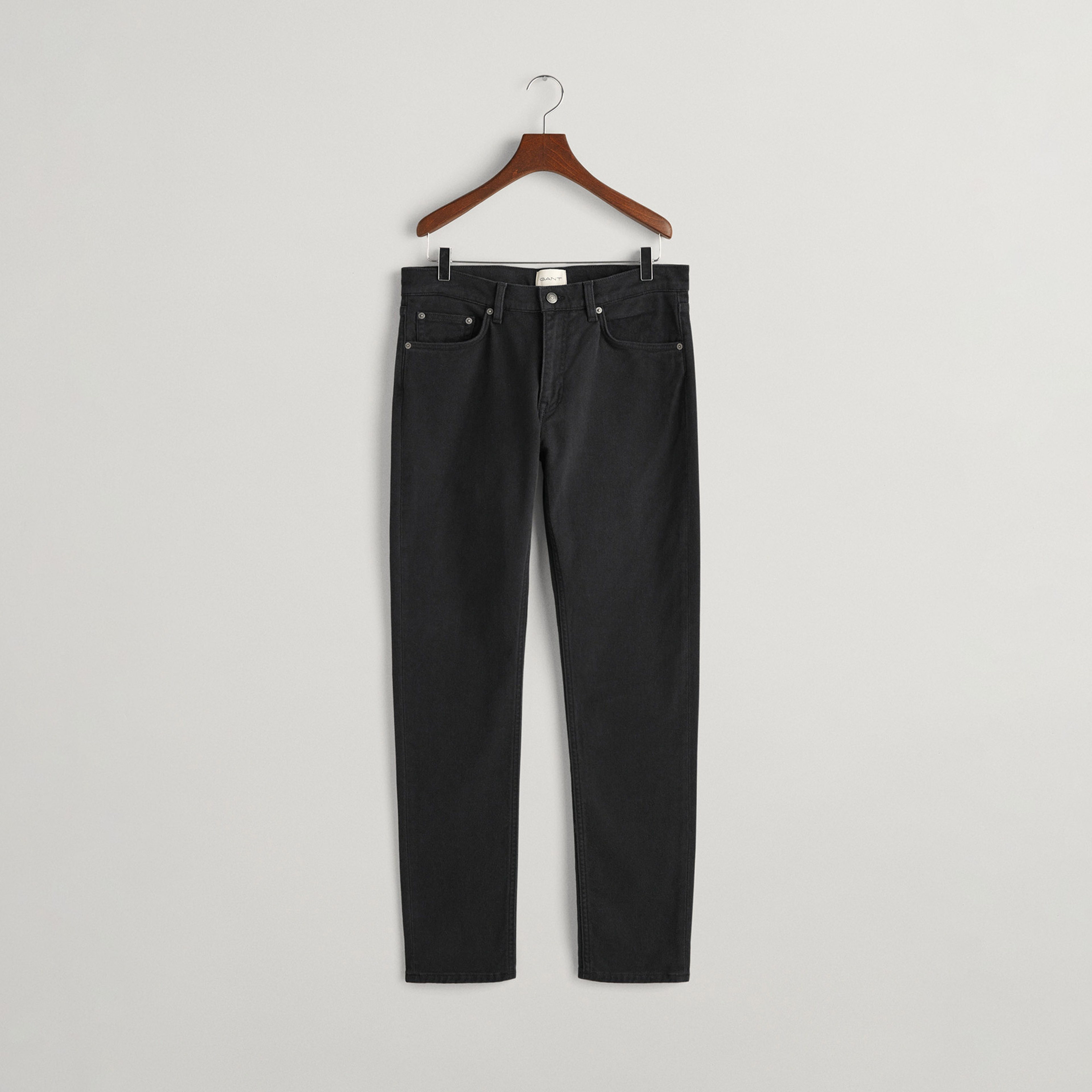 GANT Erkek Siyah Slim Fit Pantolon