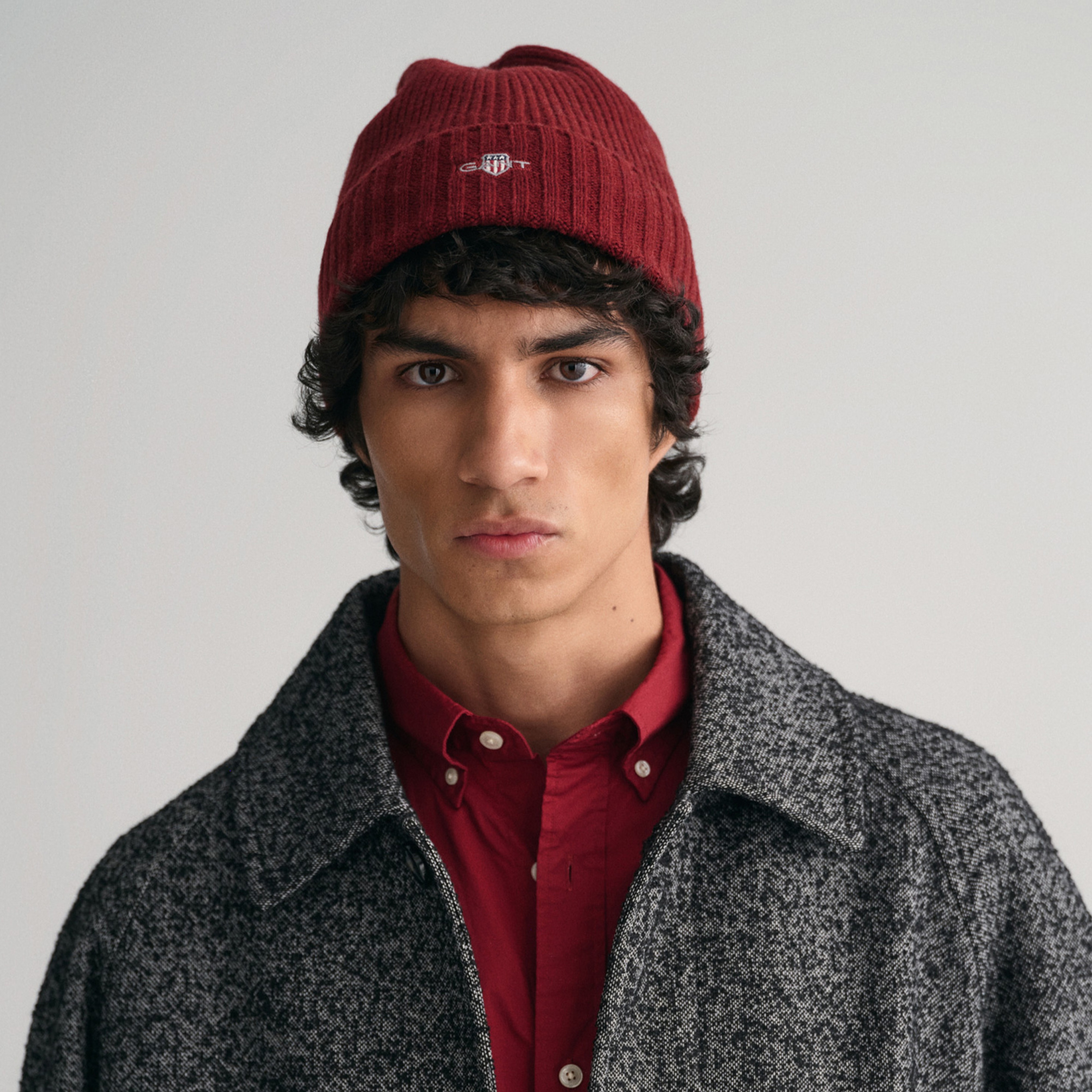 GANT Unisex Bordo Yün Bere