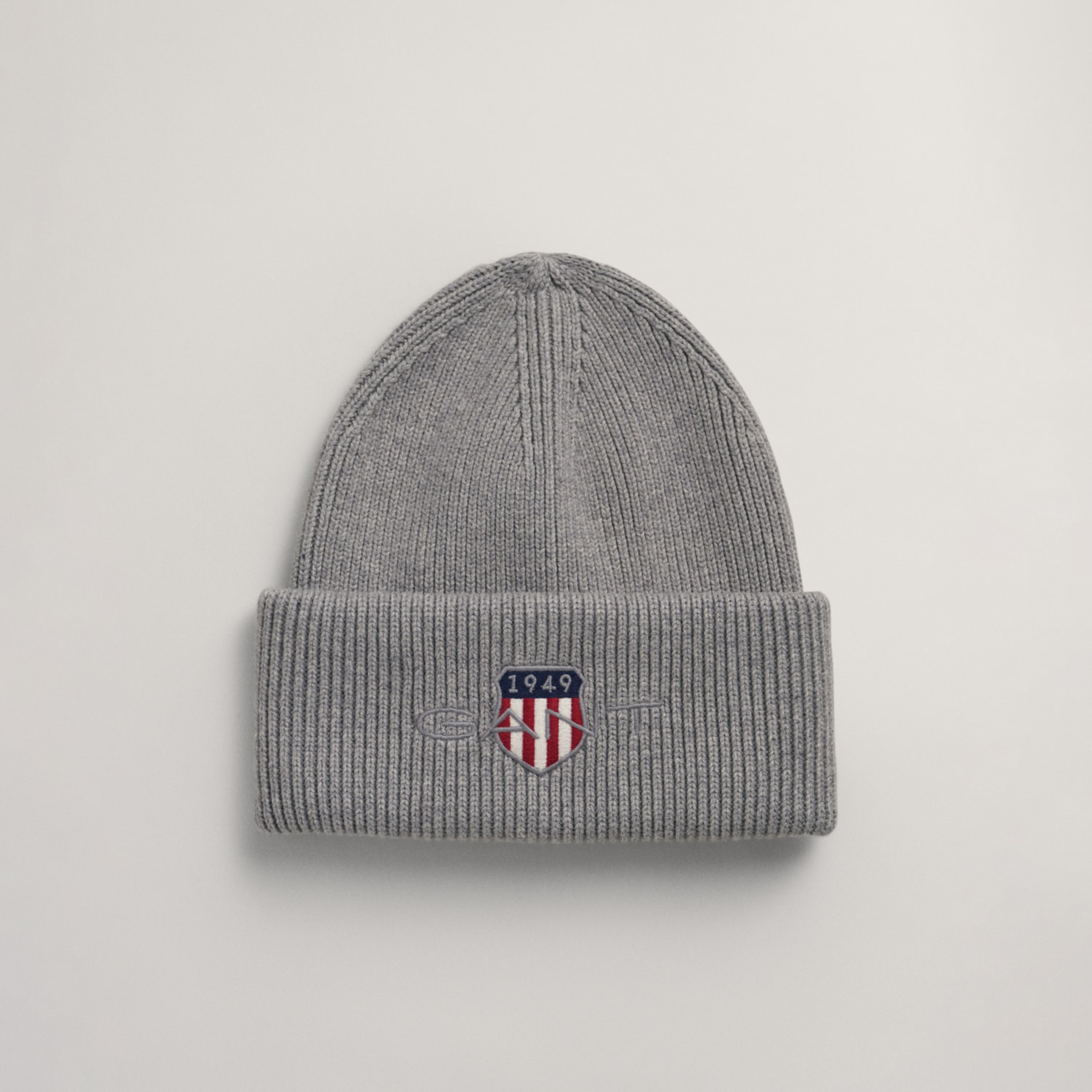 GANT Unisex Gri Logolu Bere