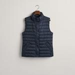 GANT Kadın Lacivert Regular Fit Dik Yaka Kapitone Yelek