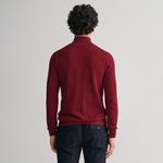 GANT Erkek Kırmızı Regular Fit Yarım Fermuarlı Kazak