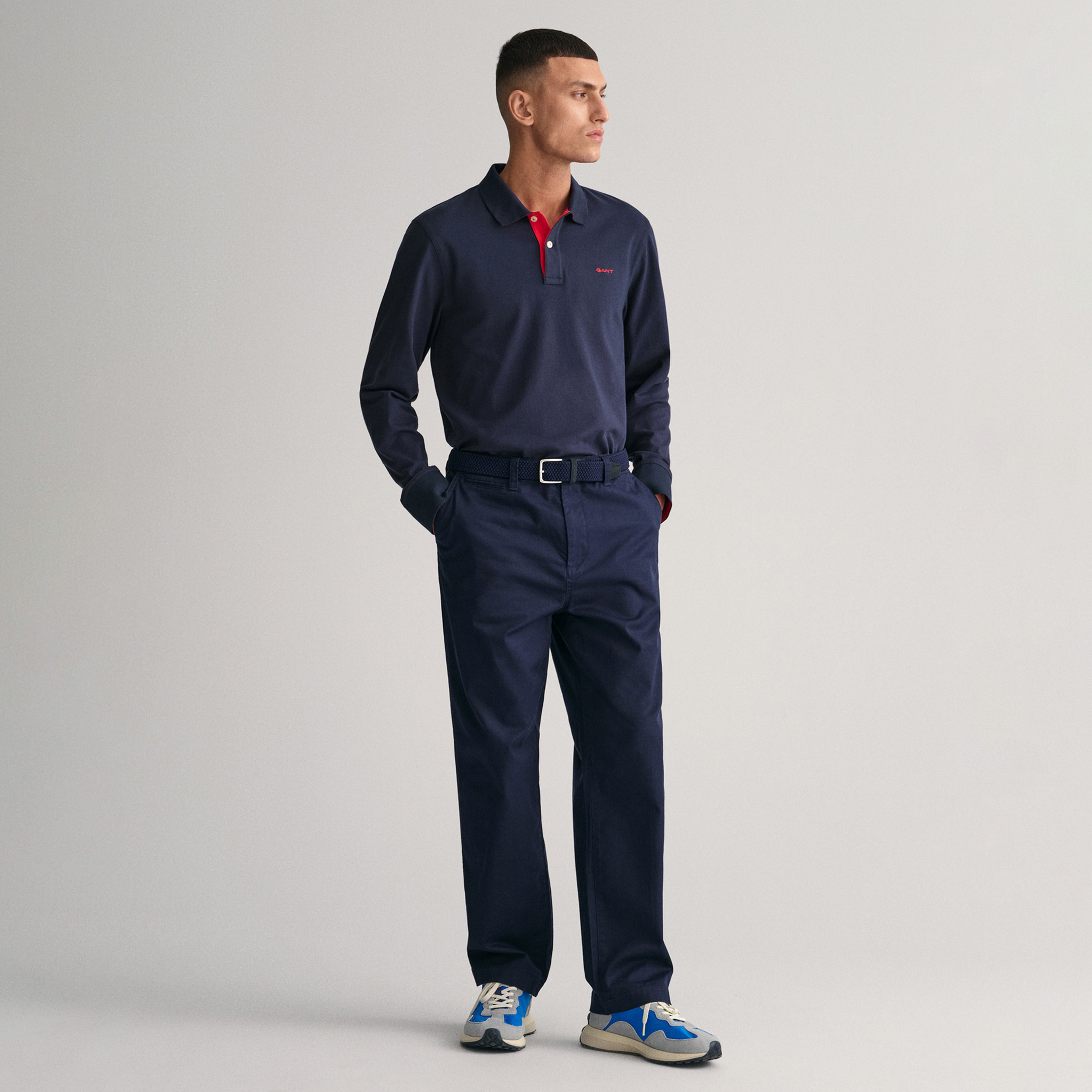 Gant Erkek Lacivert Regular Fit Polo