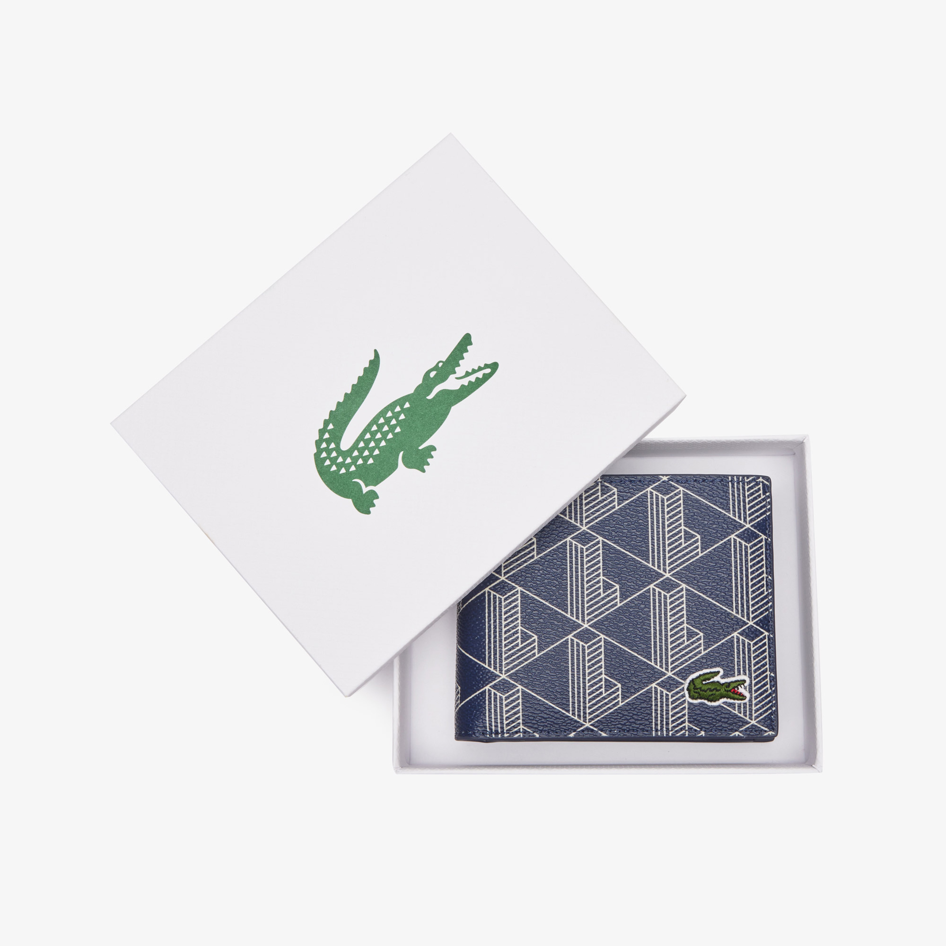 The Blend Erkek Monogram Lacivert Cüzdan