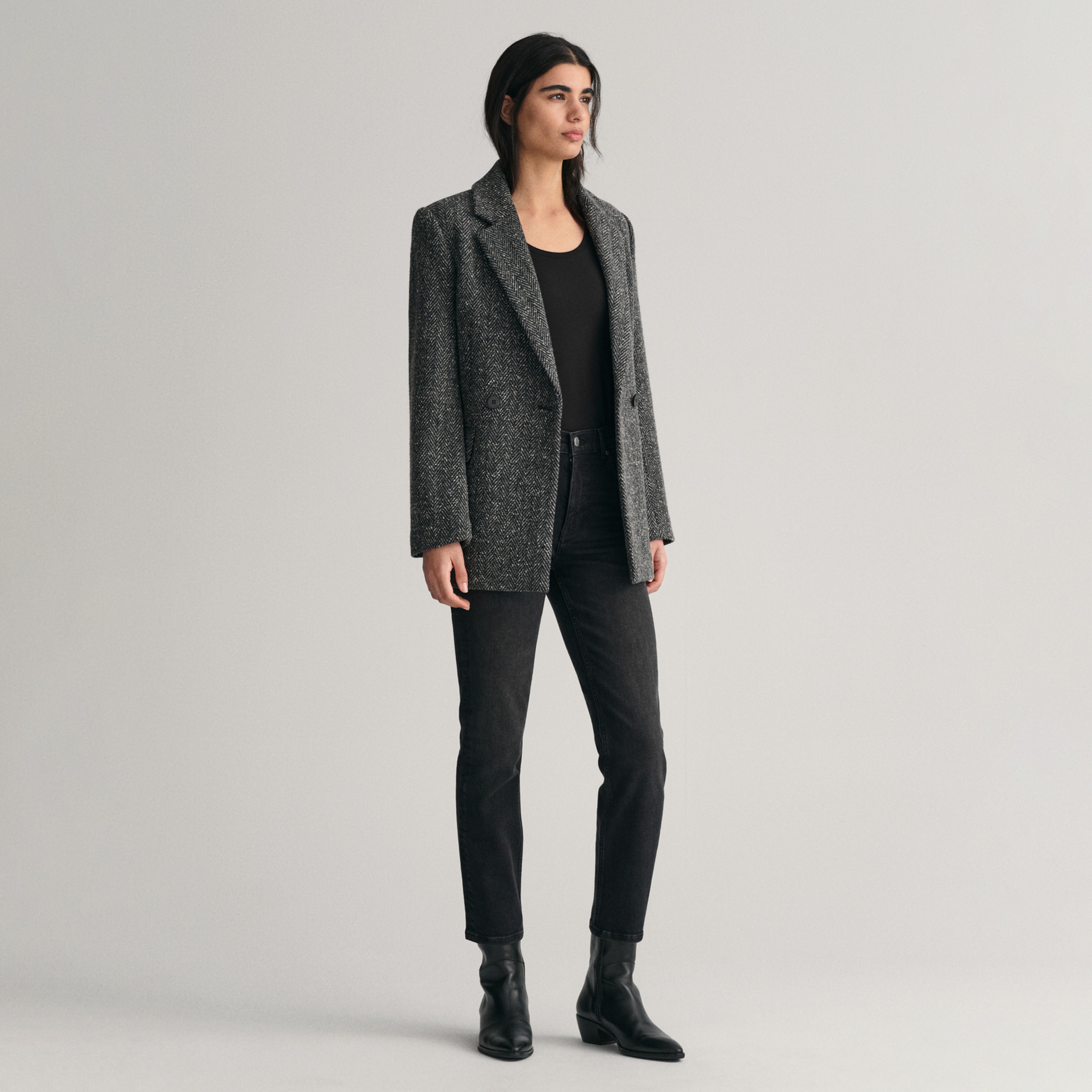 GANT Kadın Siyah Slim Fit Pantolon