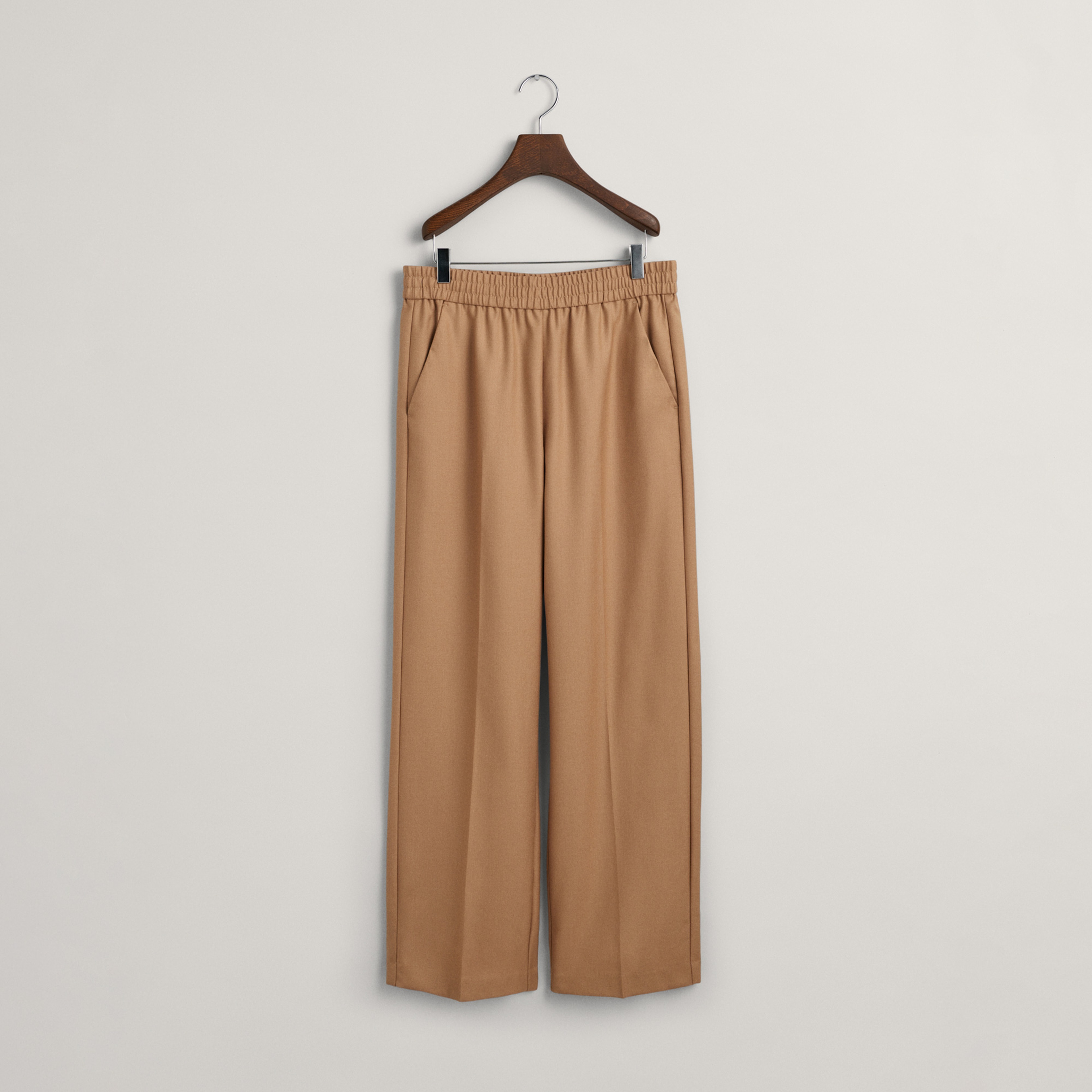 GANT Kadın Kahverengi Relaxed Fit Pantolon