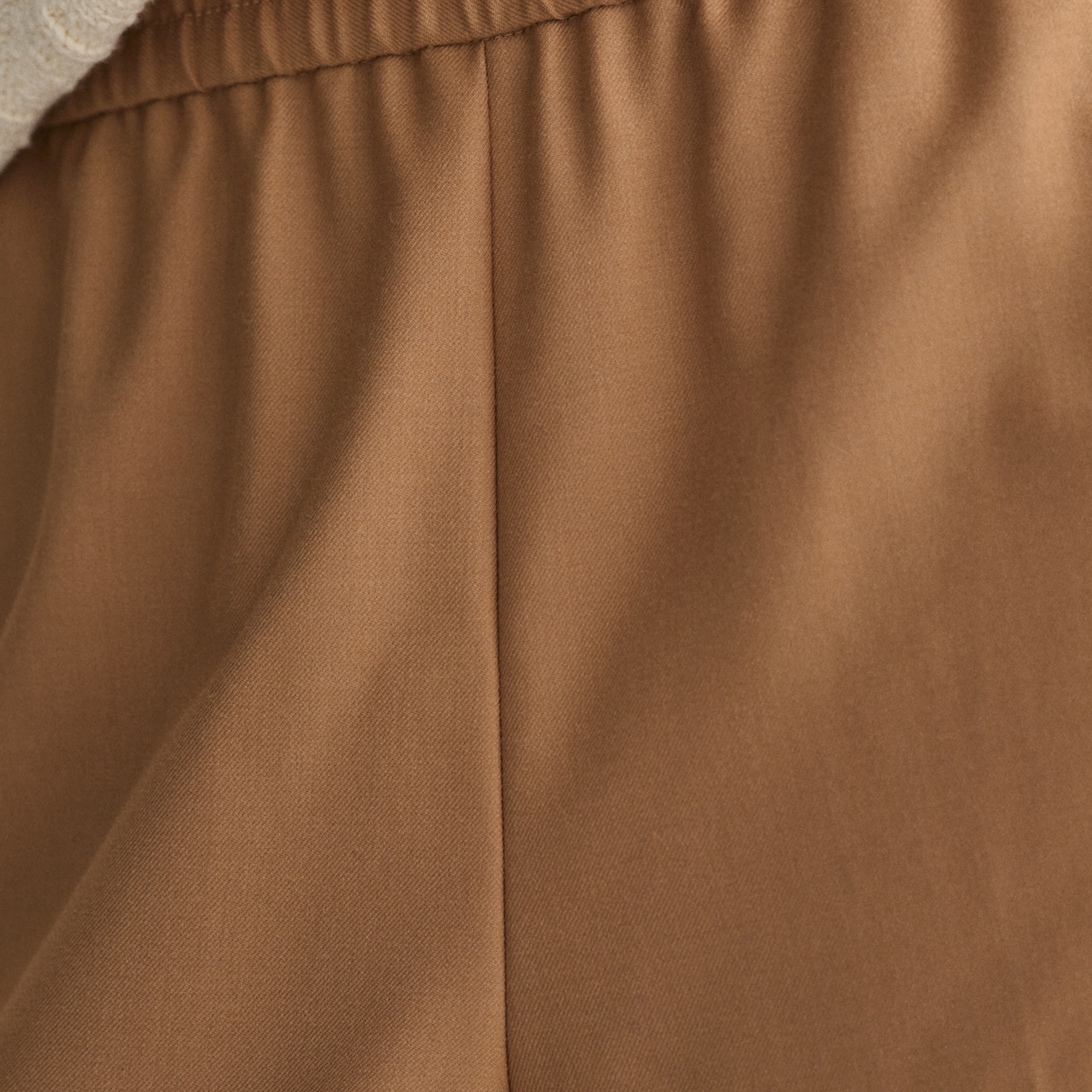 GANT Kadın Kahverengi Relaxed Fit Pantolon