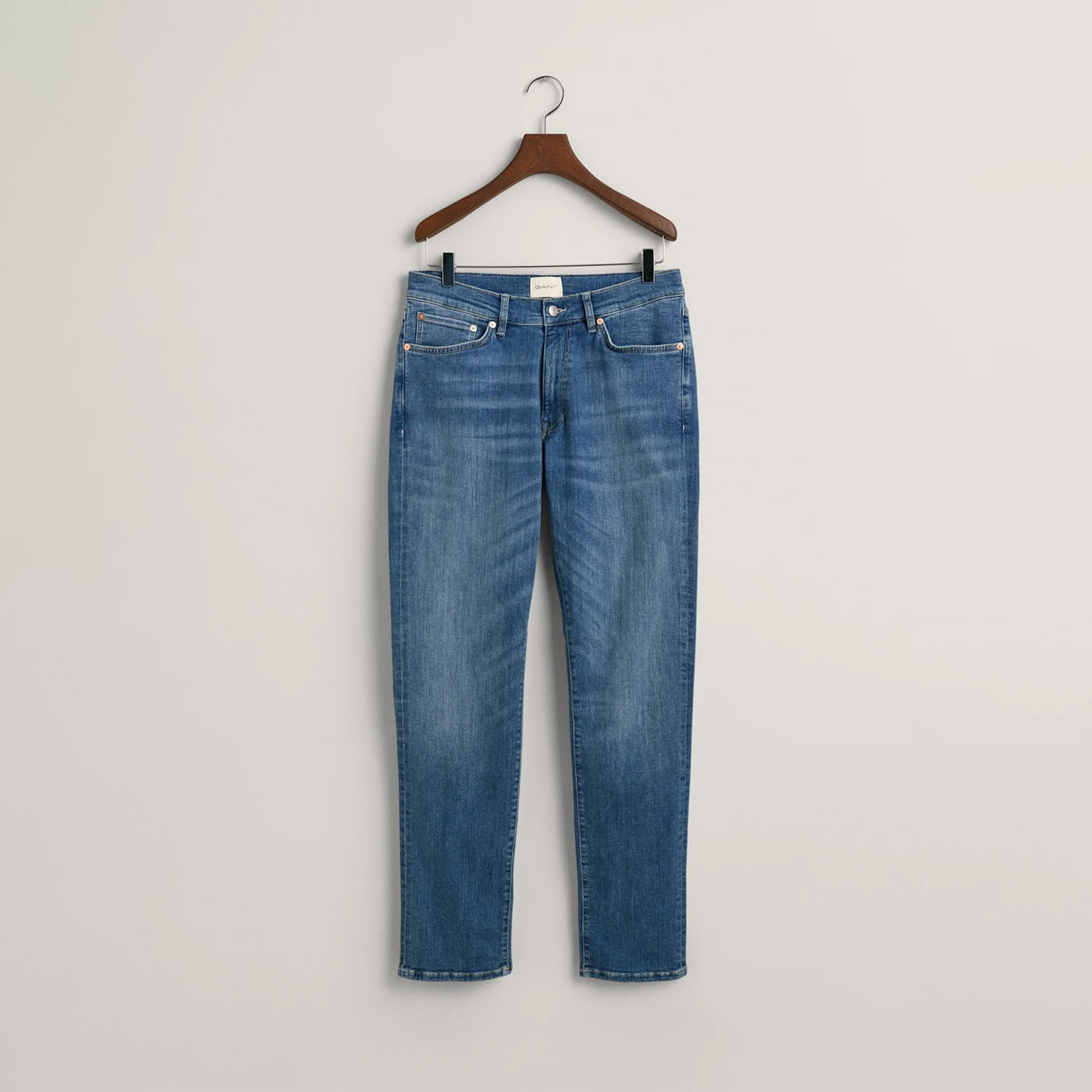 GANT Erkek Mavi Extra Slim Fit Jean Pantolon