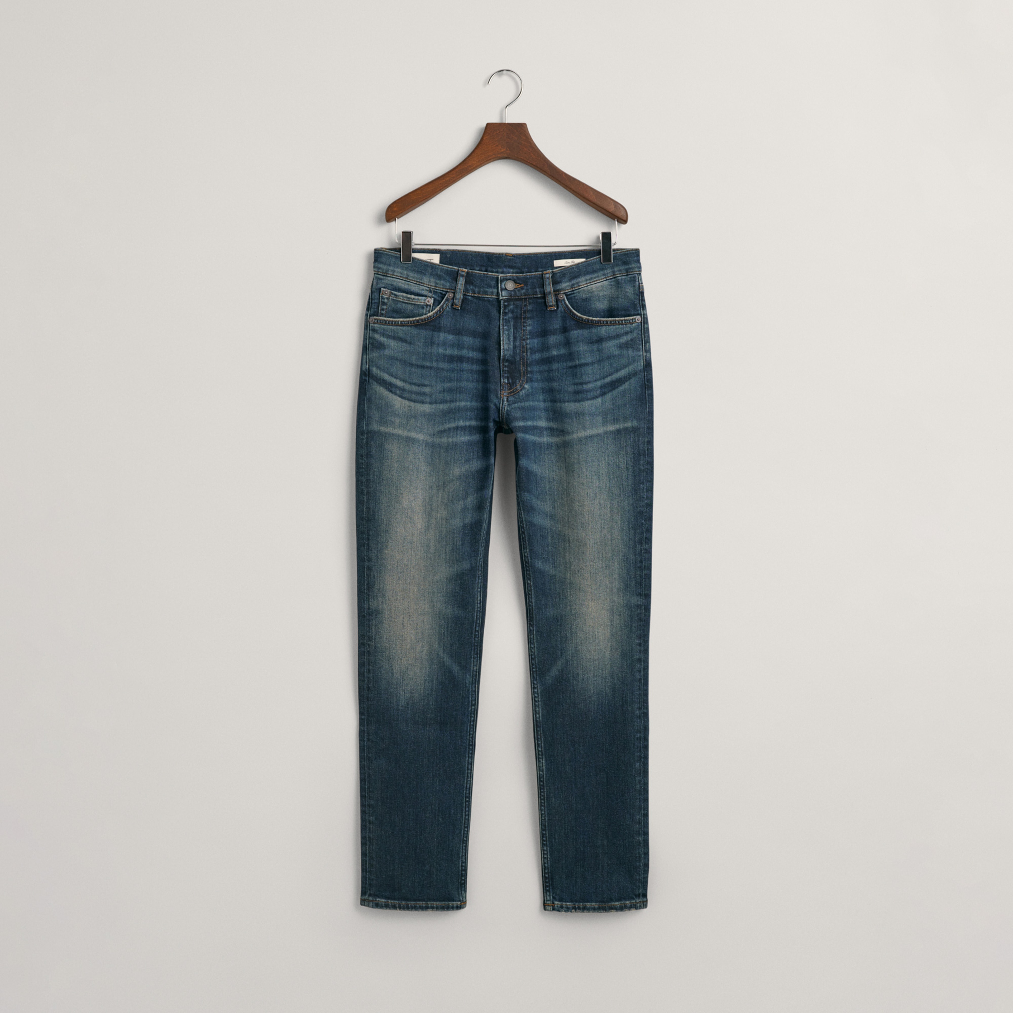 GANT Erkek Mavi Slim Fit Jean Pantolon