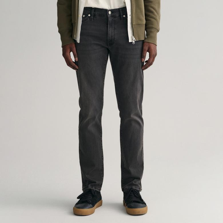 GANT Erkek Siyah Extra Slim Fit Active Recover Jean