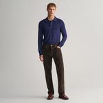 GANT Erkek Lacivert Relaxed Fit Klasik Yaka Kazak